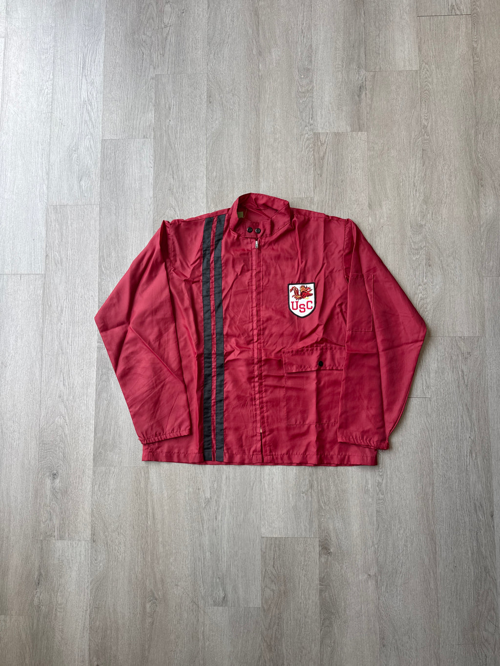 Vintage 70s University Of South Carolina Gamecocks Windbreaker Jacket