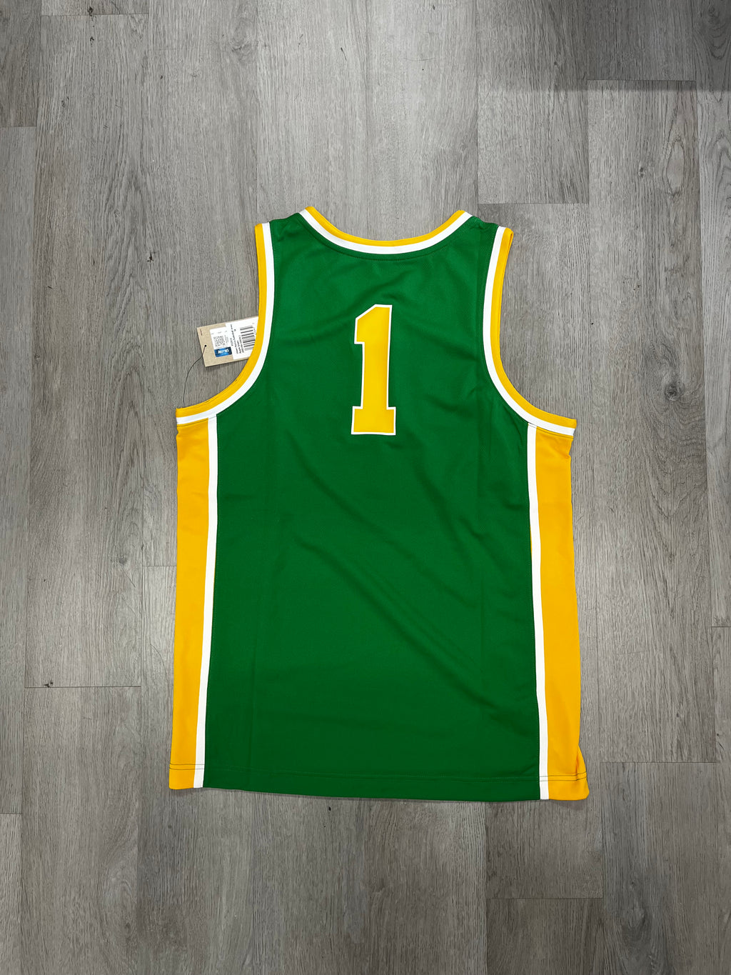 Nike #1 Green Oregon Ducks Throwback Jersey