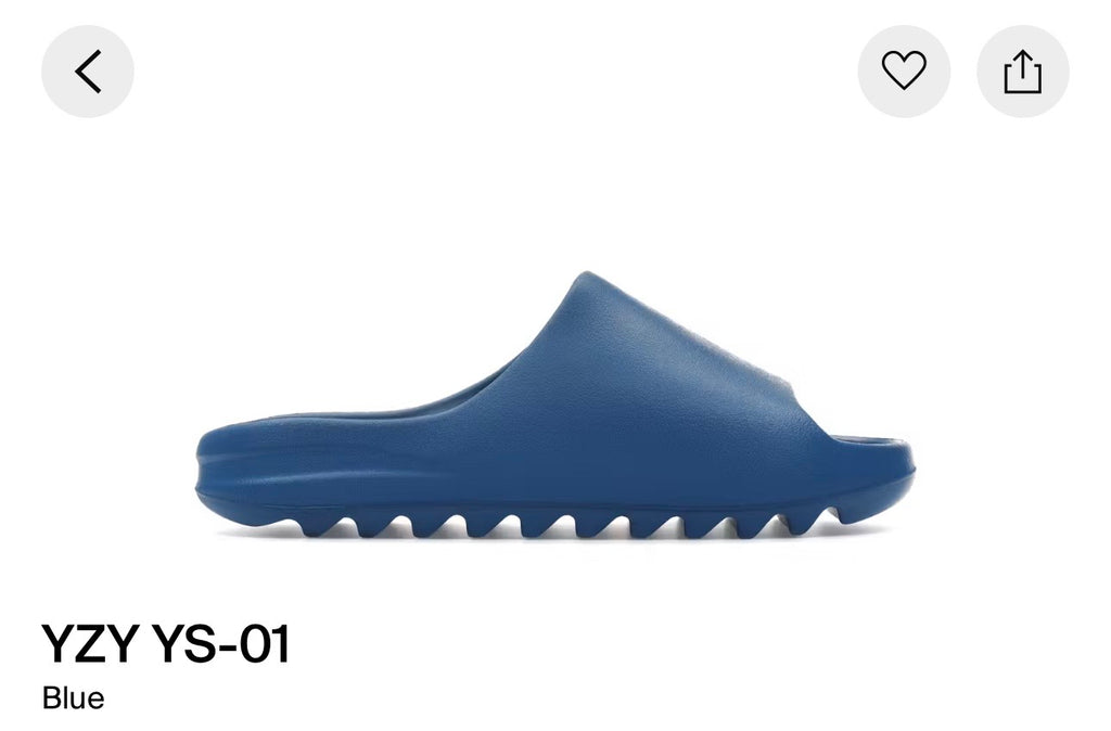 YZY YS-01 Blue Slides