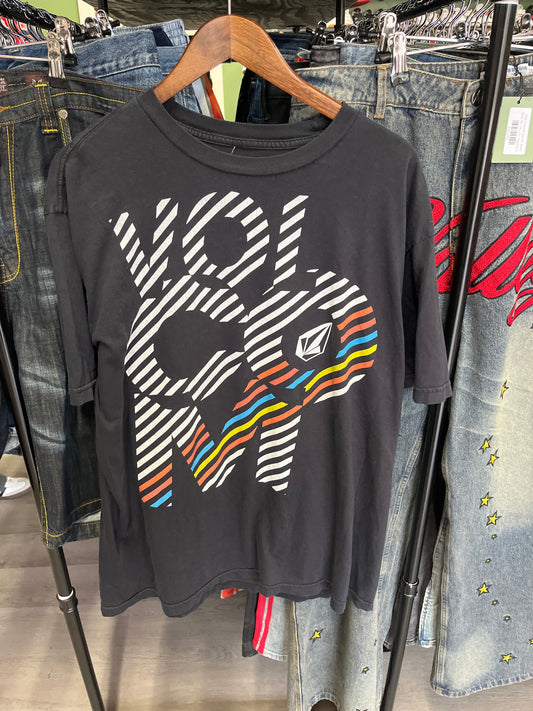 Black Volcom Skater Tee