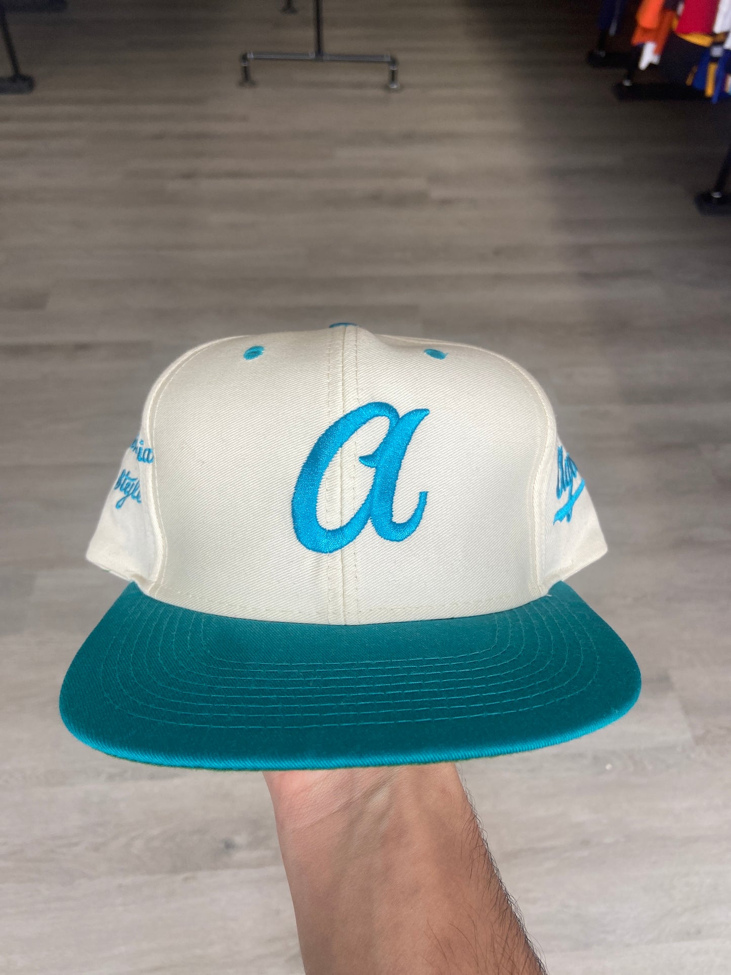 Natural/Teal Ageless Hat