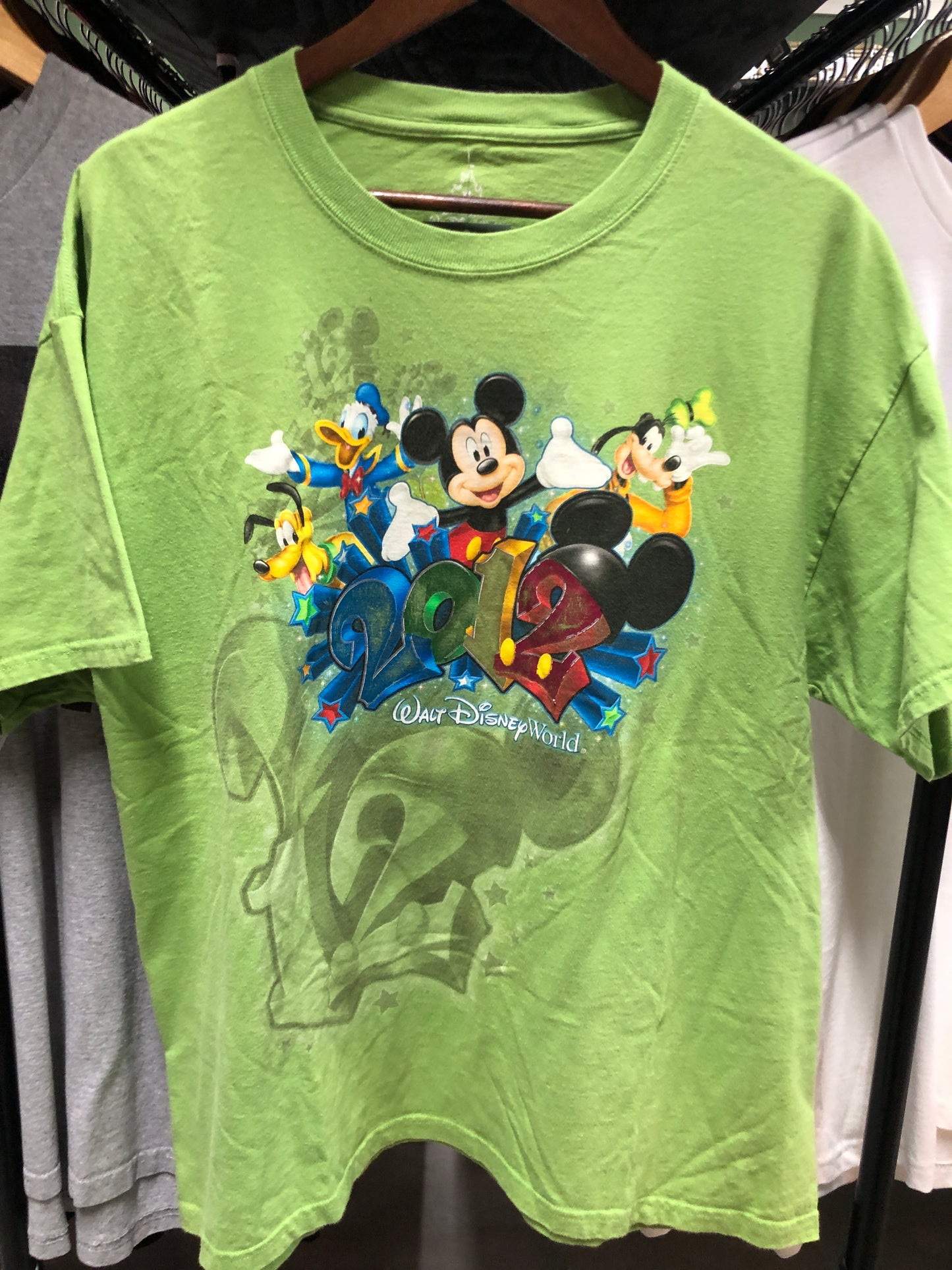 2012 Disney World Green Tee