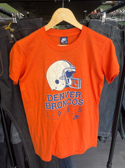 1985 Nike  Denver Broncos Signed Tee