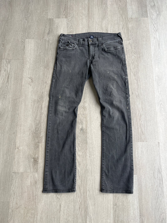 True Religion Black Washed Jeans