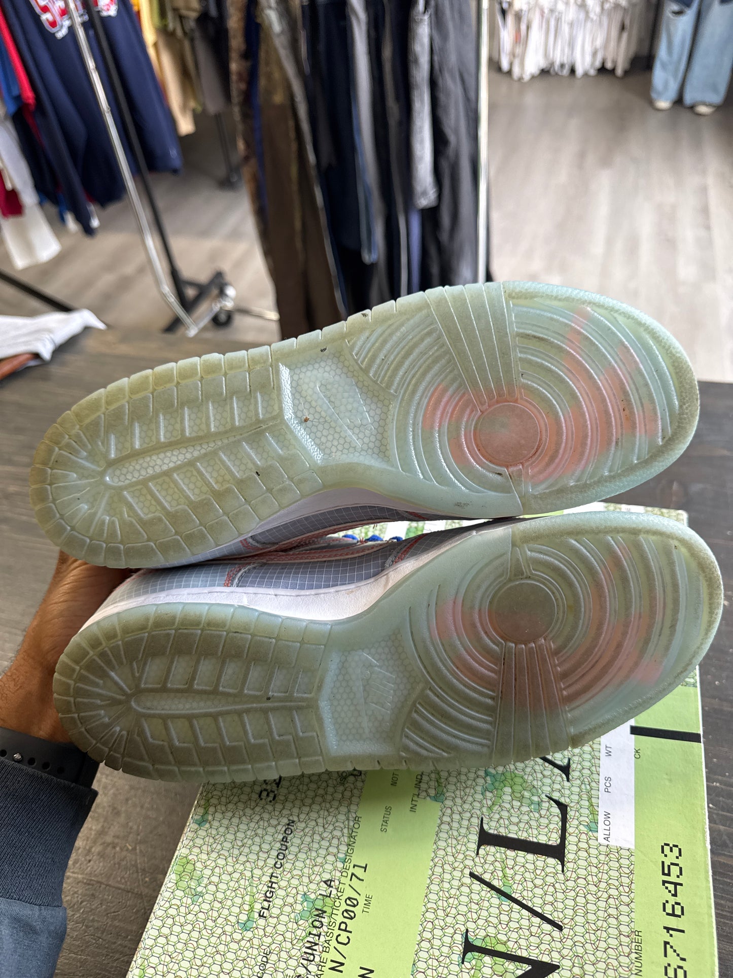 Pre-owned Nike Dunk Low Union Passport Pack Argo