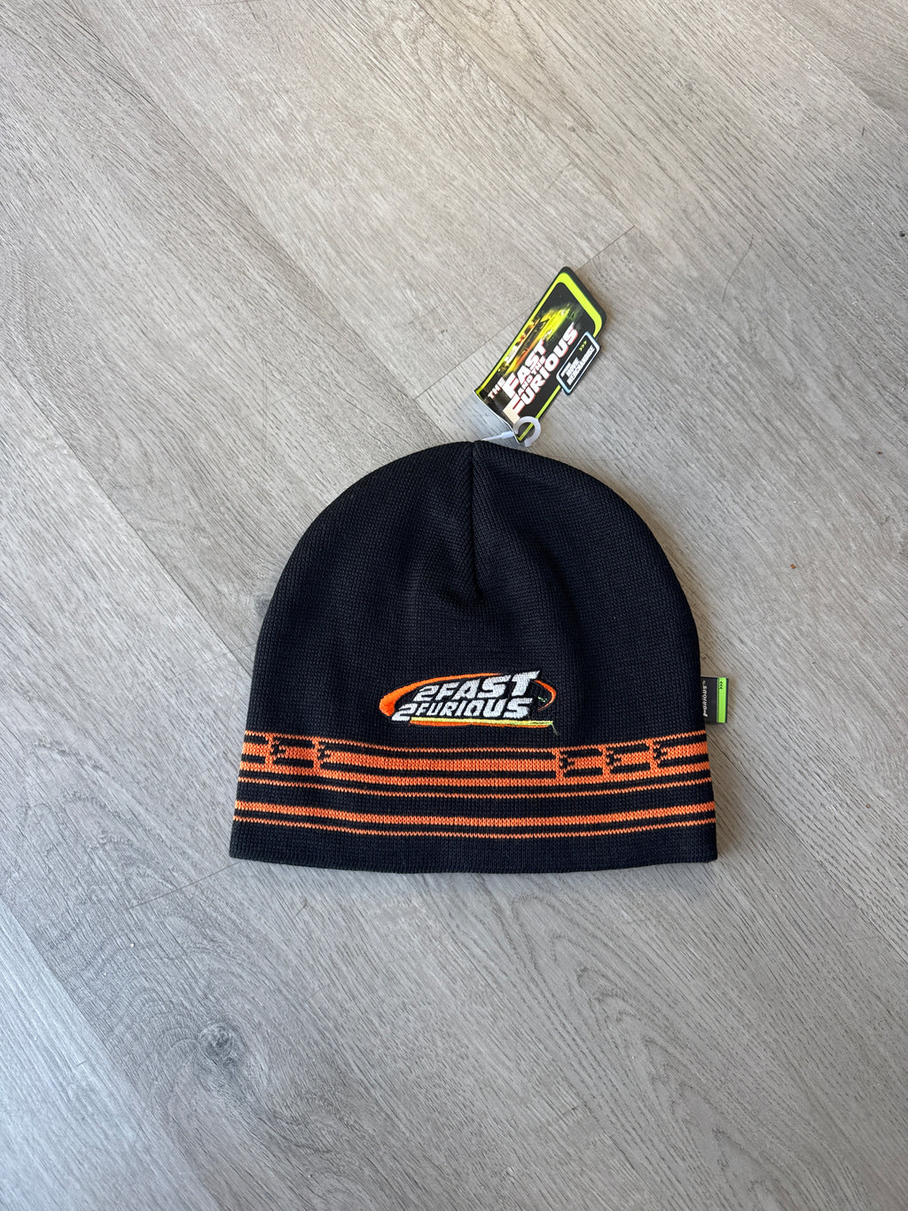 The Fast And The Furious 2 Fast 2 Furios Knit Orange Beanie Hat