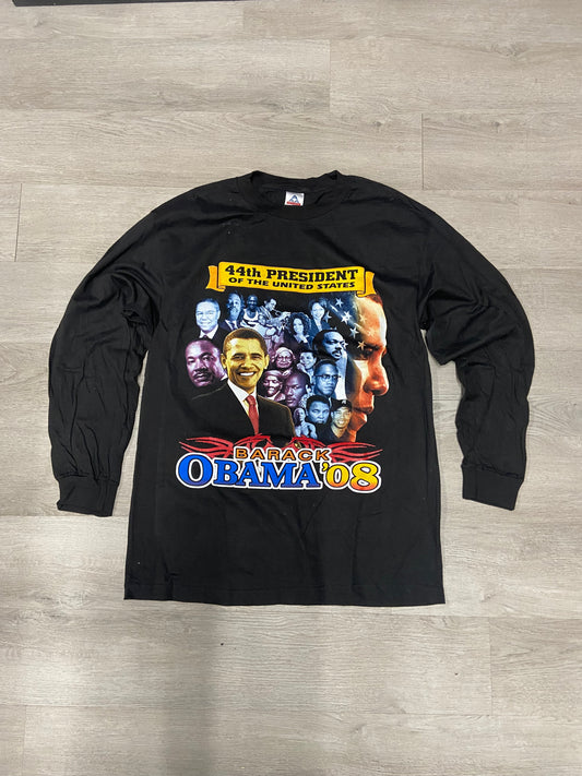 44th POTUS Barack Obama Longsleeve Tee