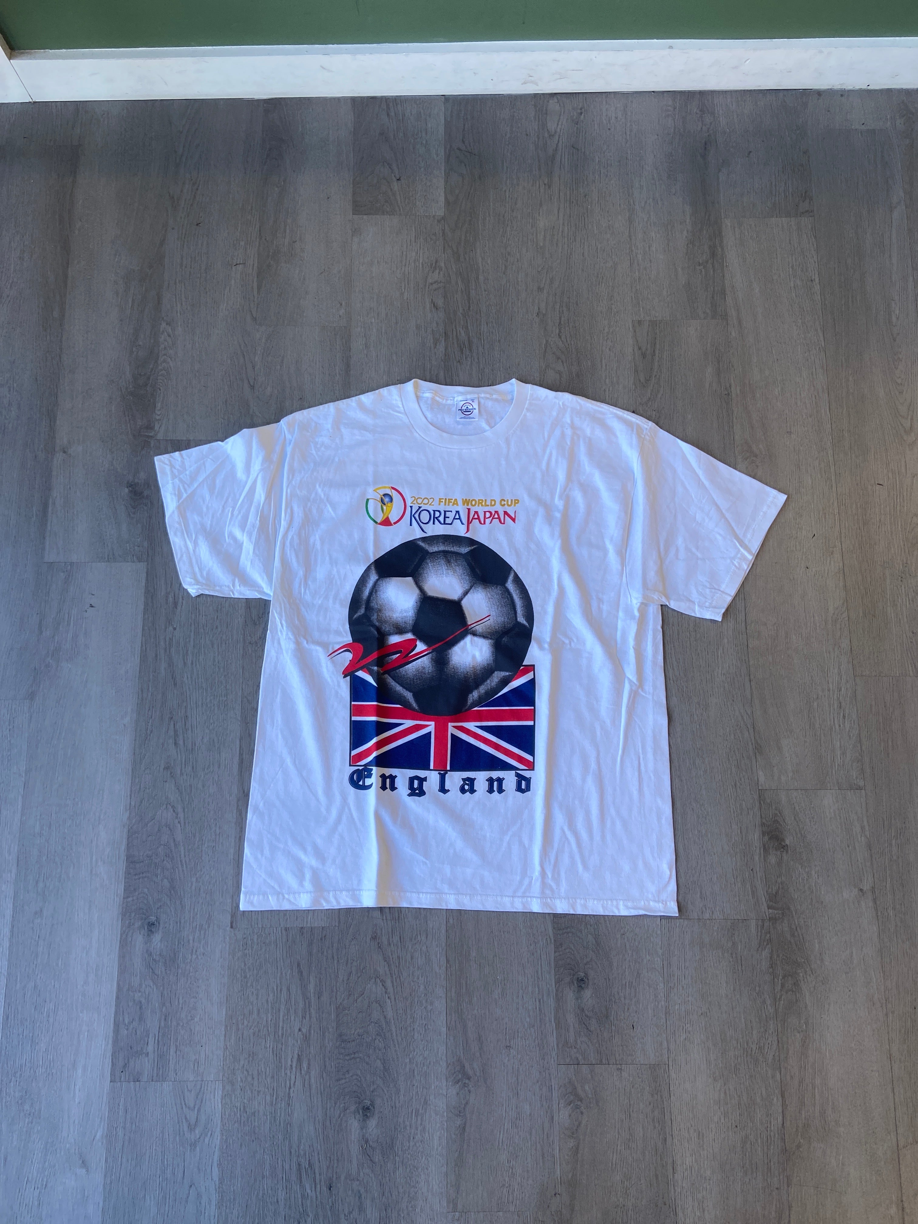 2002 FIFA World Cup Korea Japan England Soccer Tee