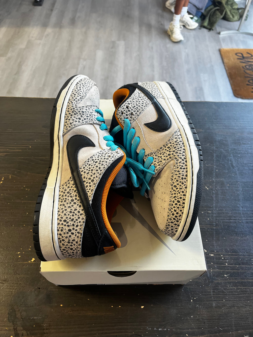 Pre-Owned Nike SB Dunk Low Electric Pack Olympic Safari
