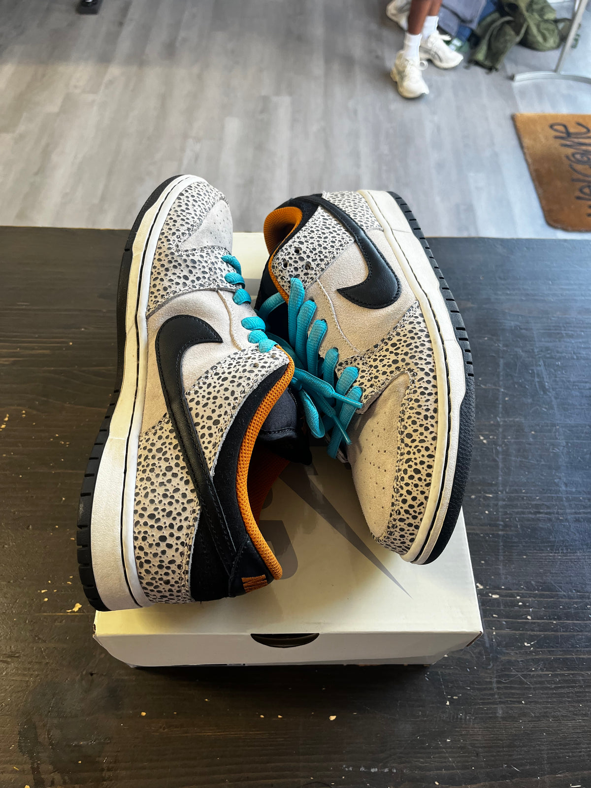 Pre-Owned Nike SB Dunk Low Electric Pack Olympic Safari