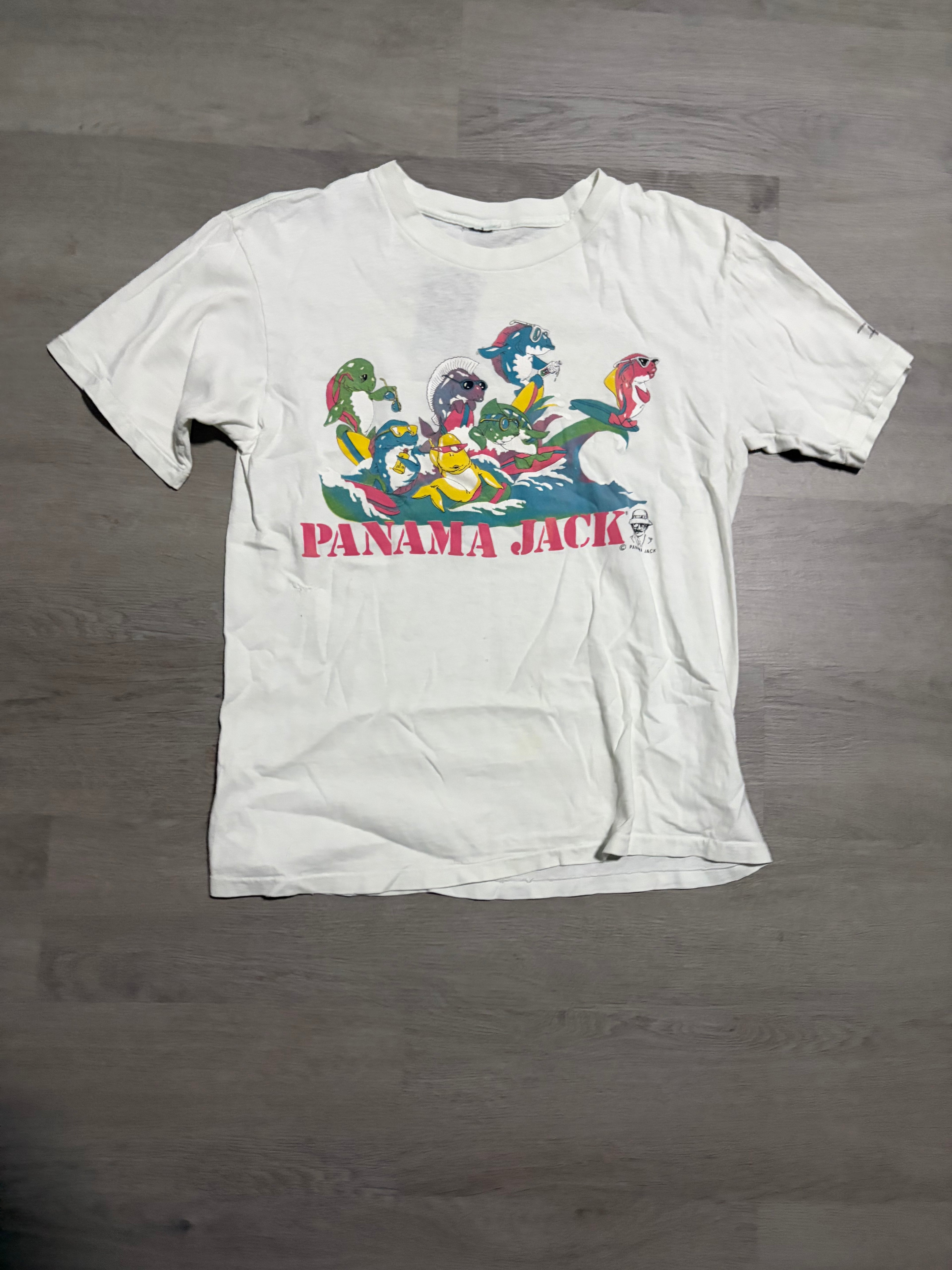 White Panama Jack Surf Tee