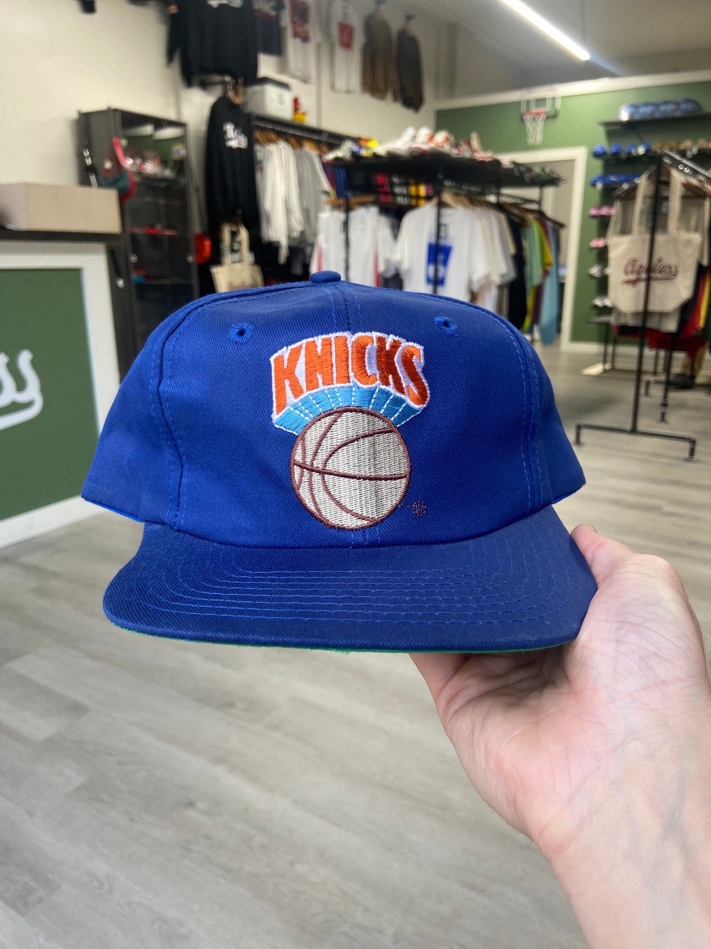 Vintage Blue Knicks Snapback