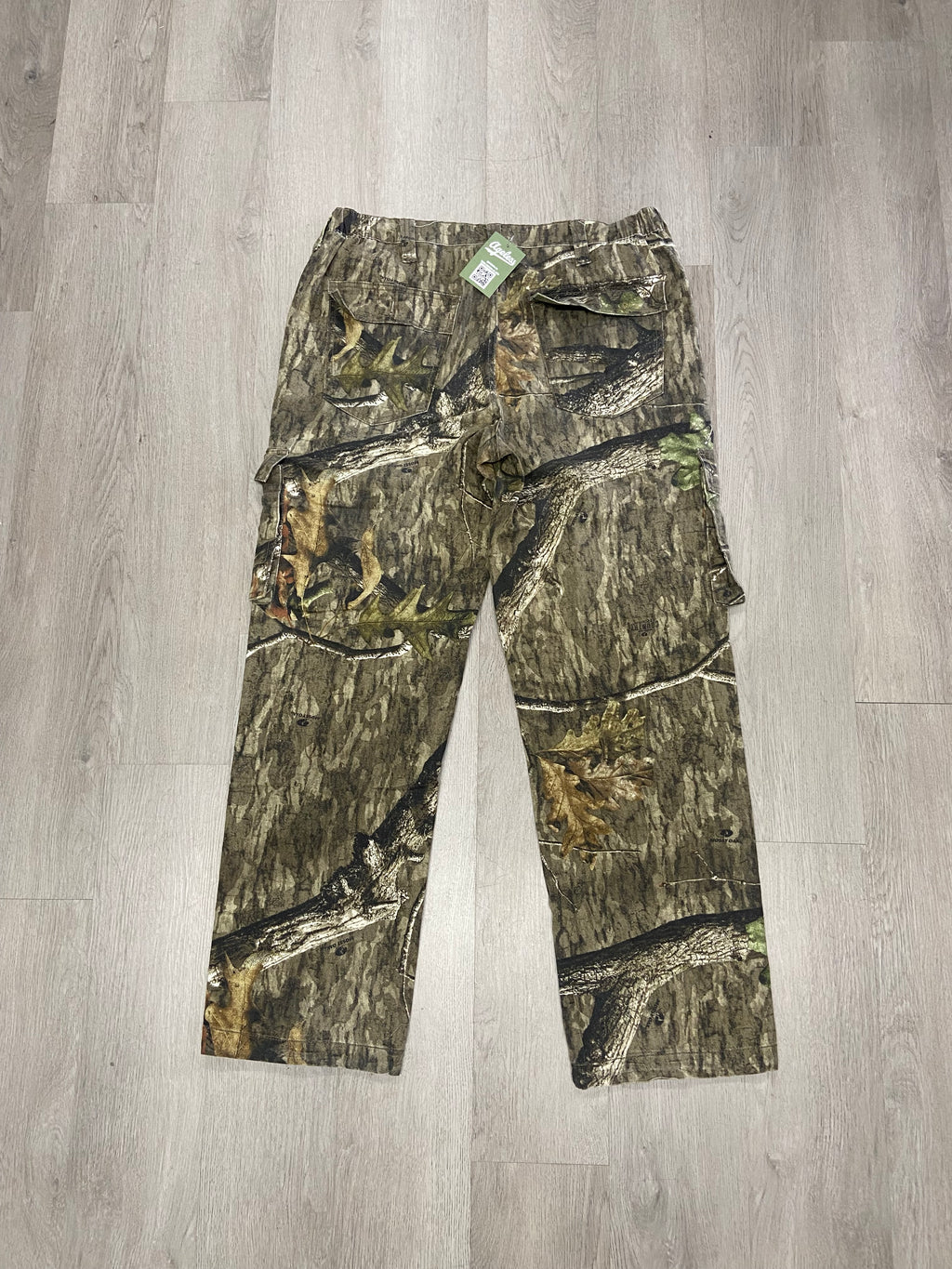 Mossy Oak Camo Elastic Waist Cargo Pants
