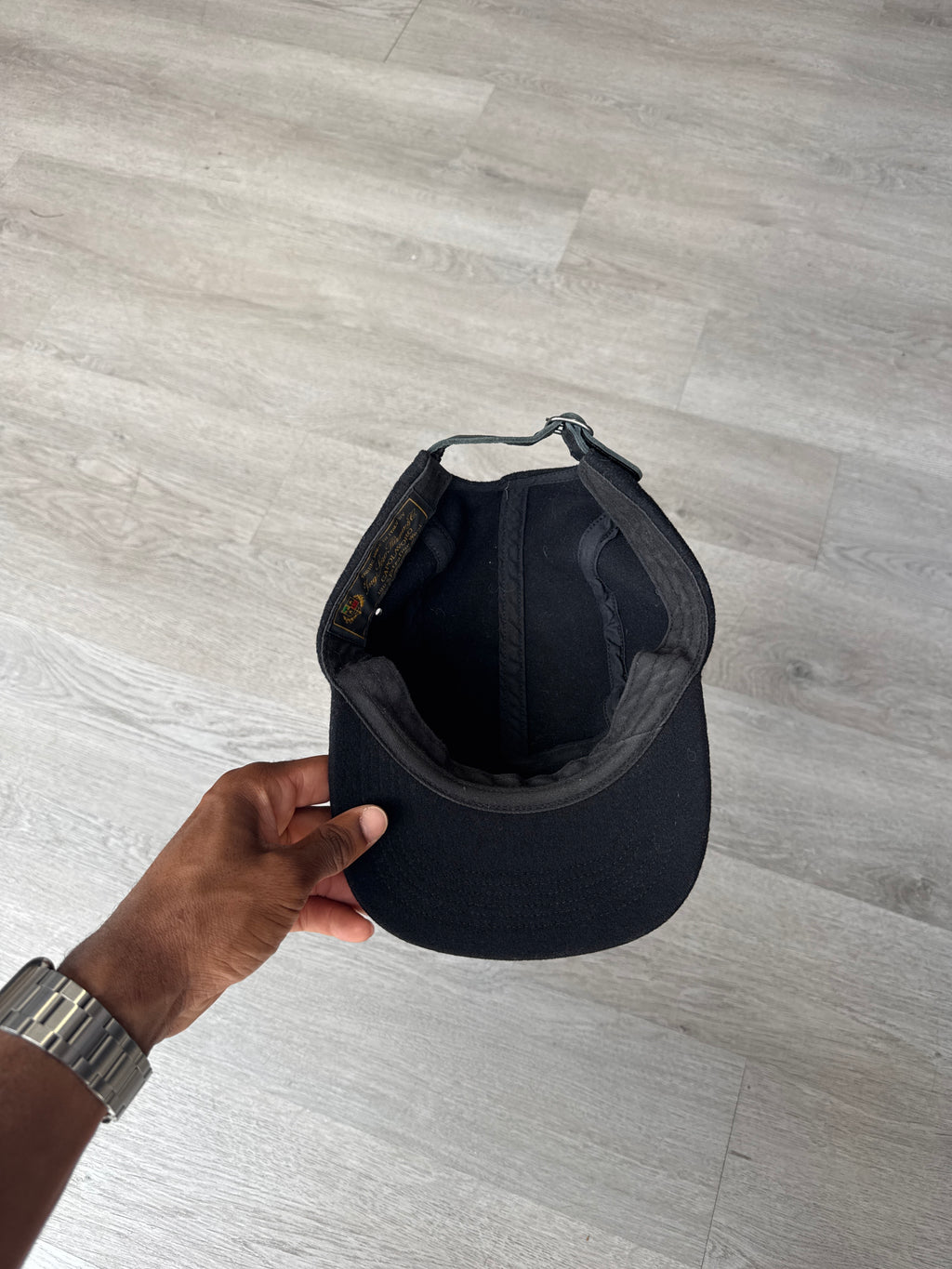 Supreme Loro Piana Capolavoro Wool Black Camp Cap