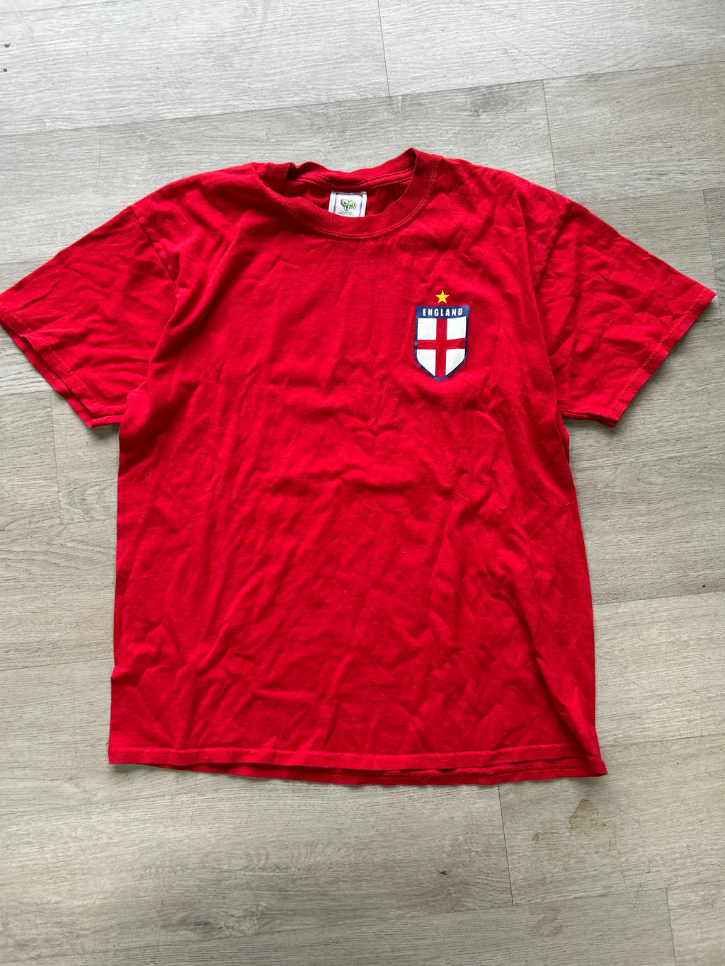 Vintage Red England Tee