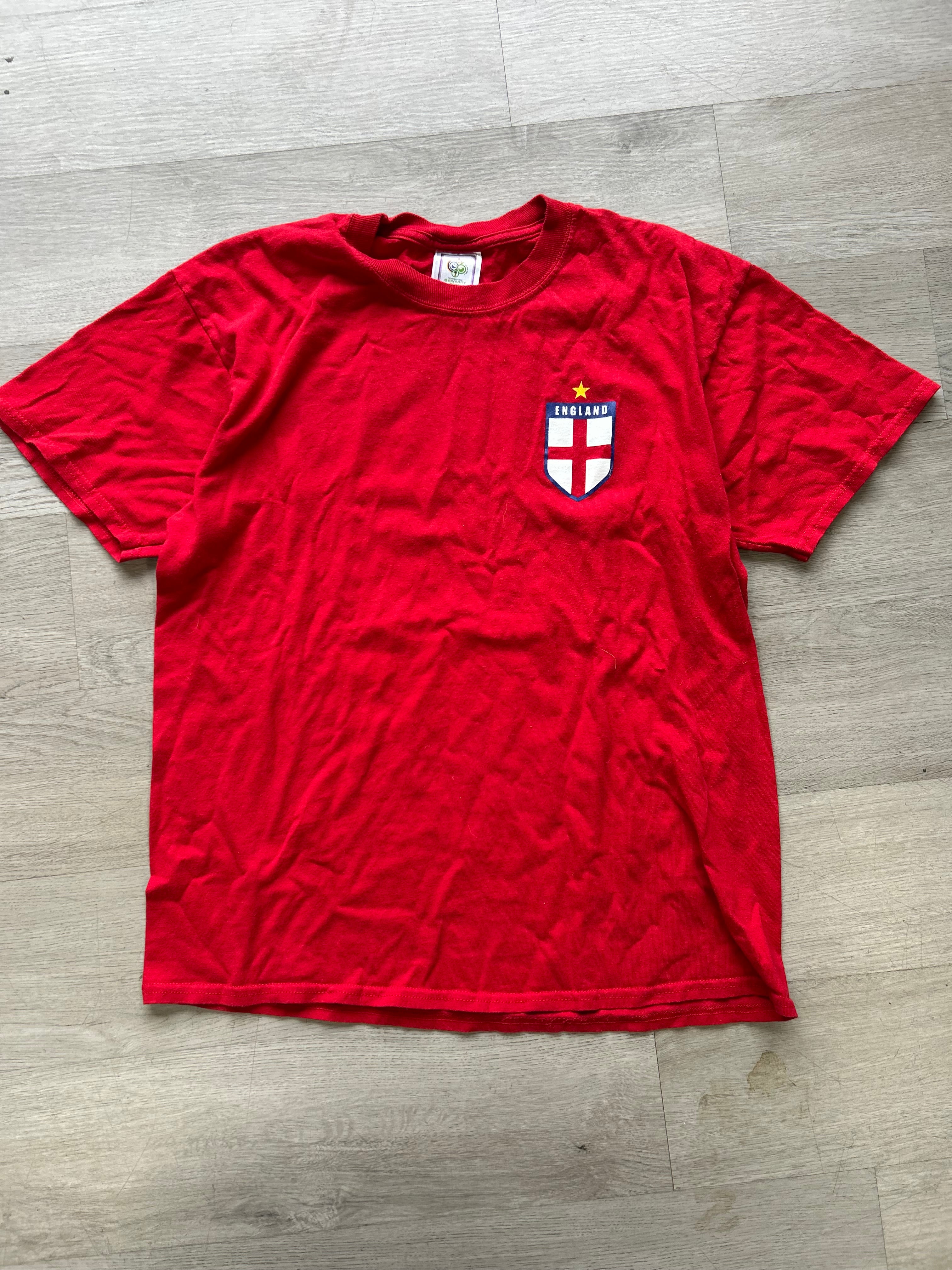 Vintage Red England Tee