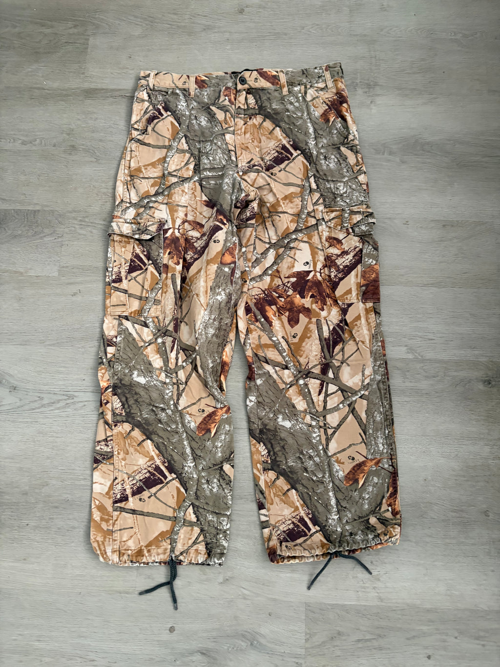 Real Tree Camo Cargo Pants Baggy Hunting Pants