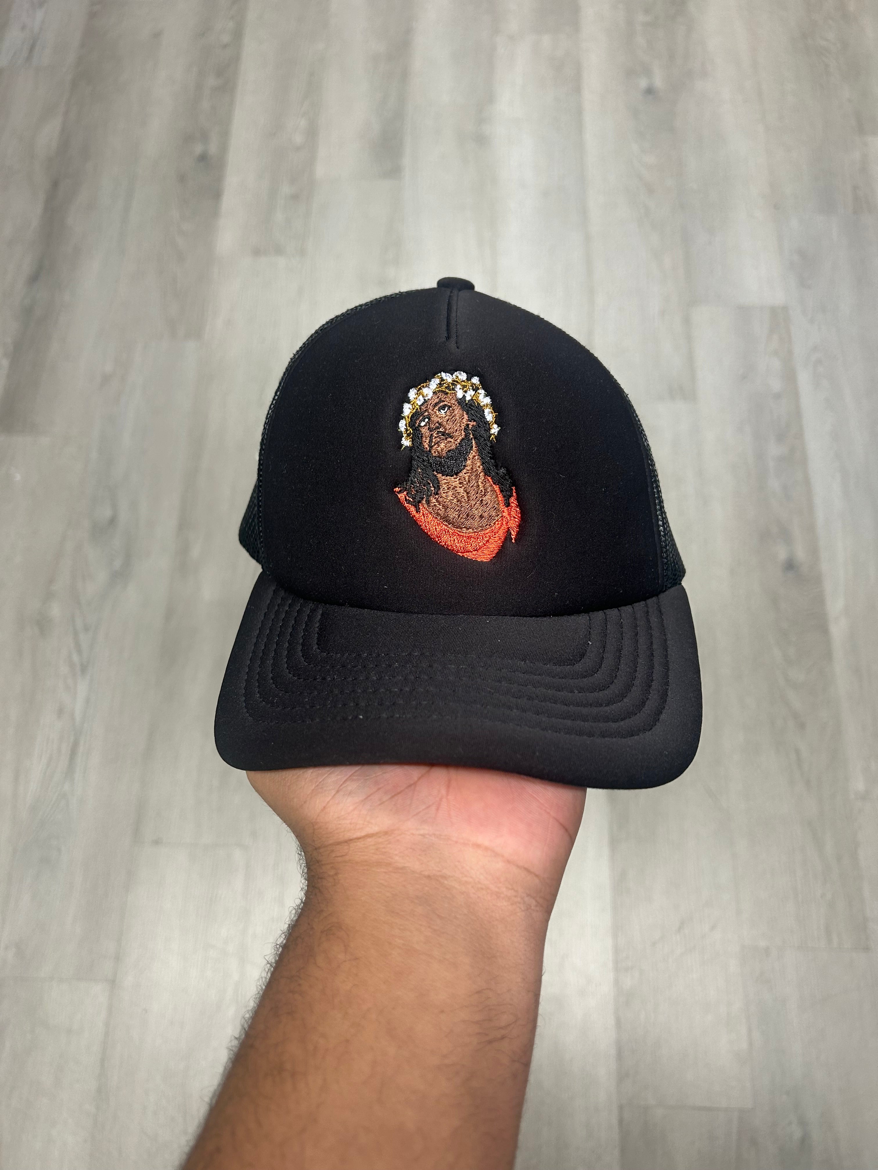 Denim Tears Crown Made of Cotton Trucker Hat