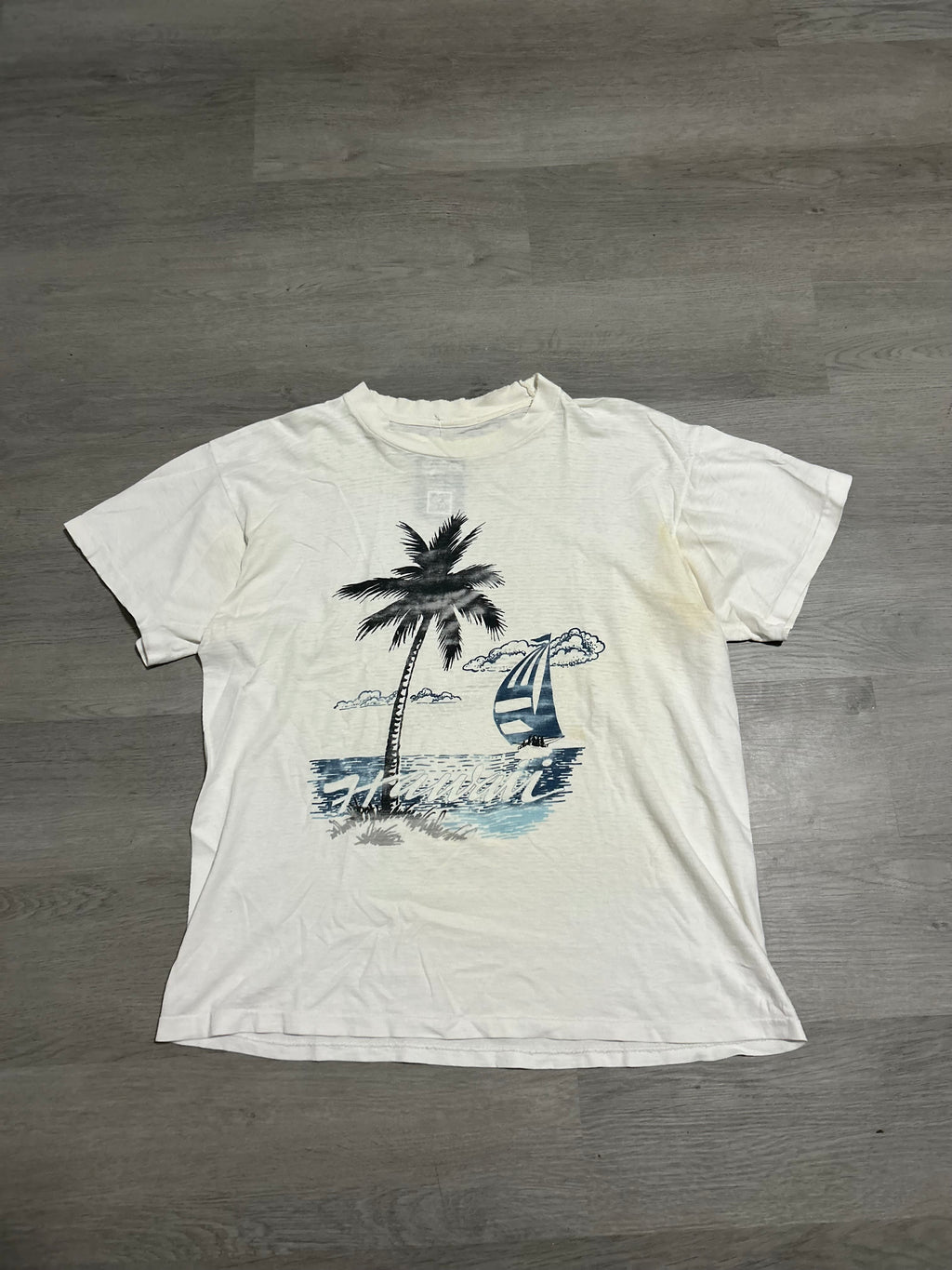 Vintage White Hawaii Tee
