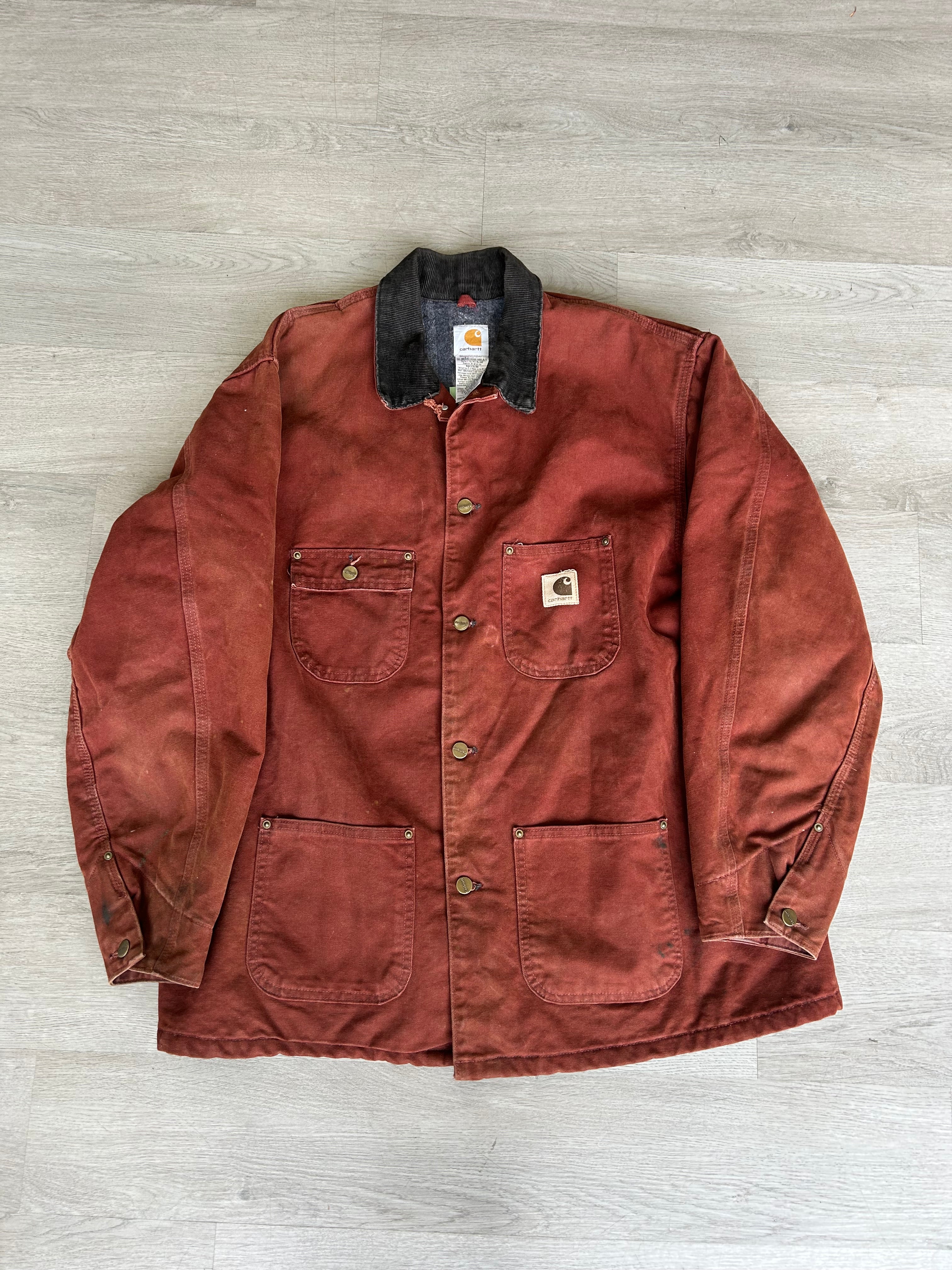 Vintage Carhartt Blanket Lined Chore Coat