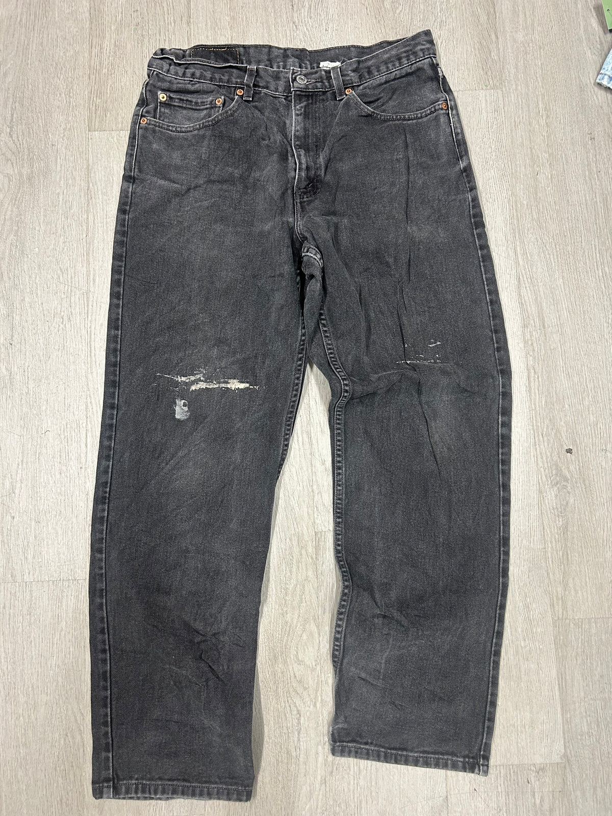 Vintage Black Levi 550 Jeans
