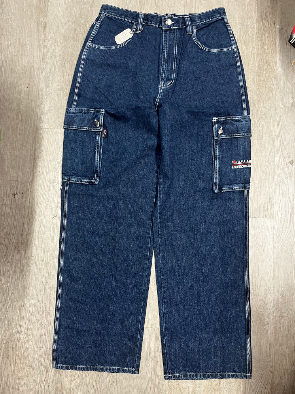 Wu Wear Jeans Co Dark Stone Cargo Jeans