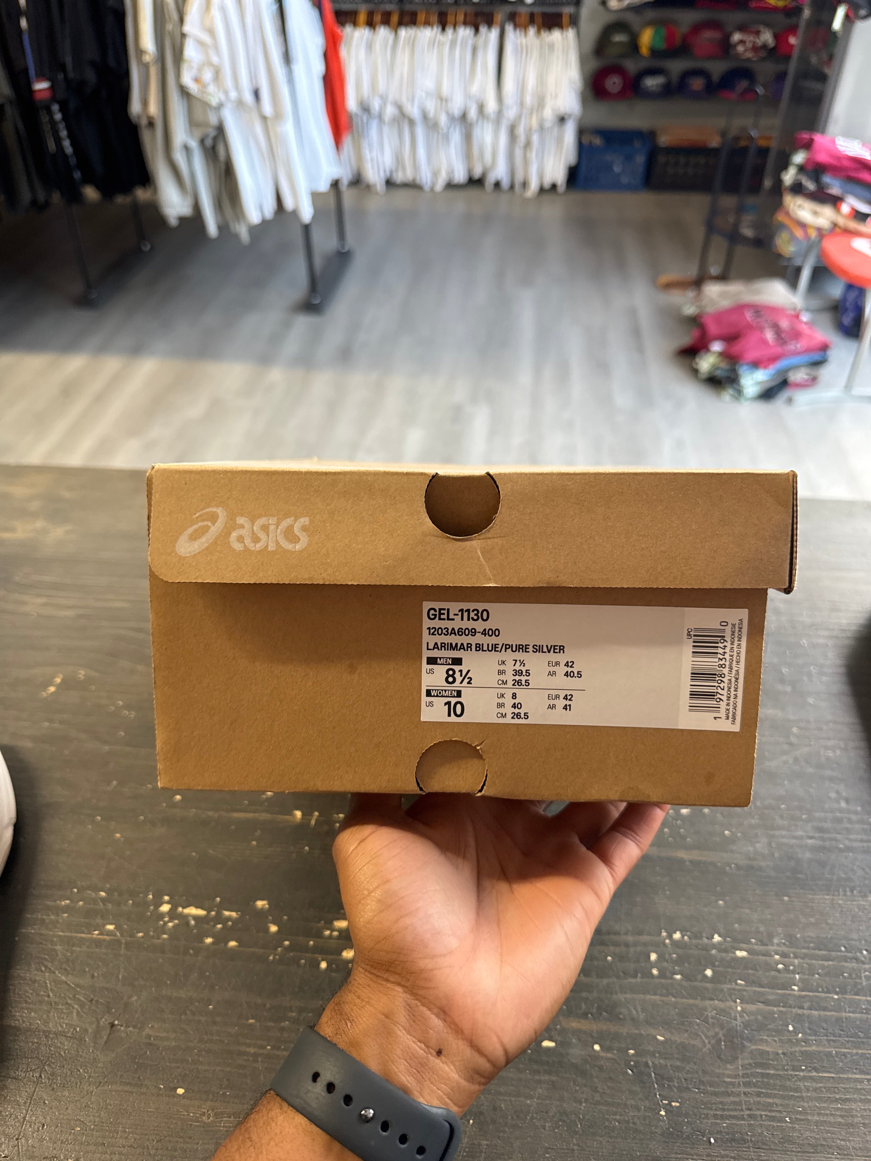 Pre-owned Asics Gel-1130 Larimar Blue Silver