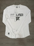Y2K Lifted Research Group White Thermal Longsleeve Tee