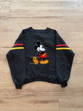 Vintage Disney Mickey Mouse Striped Sweatshirt