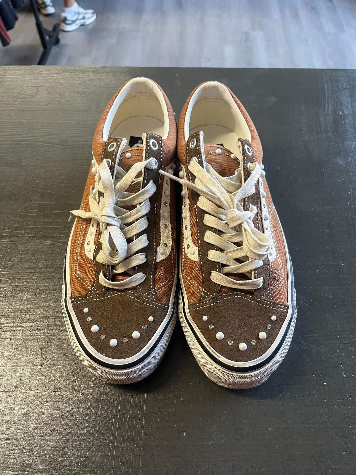 Pre-Owned Vans LX Old Skool 36 Pearlized Pack Vintage Cocoa Brown