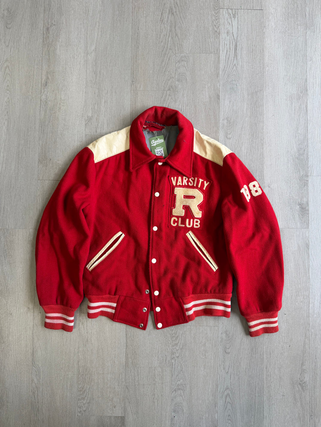 Vintage Red Varsity Jacket