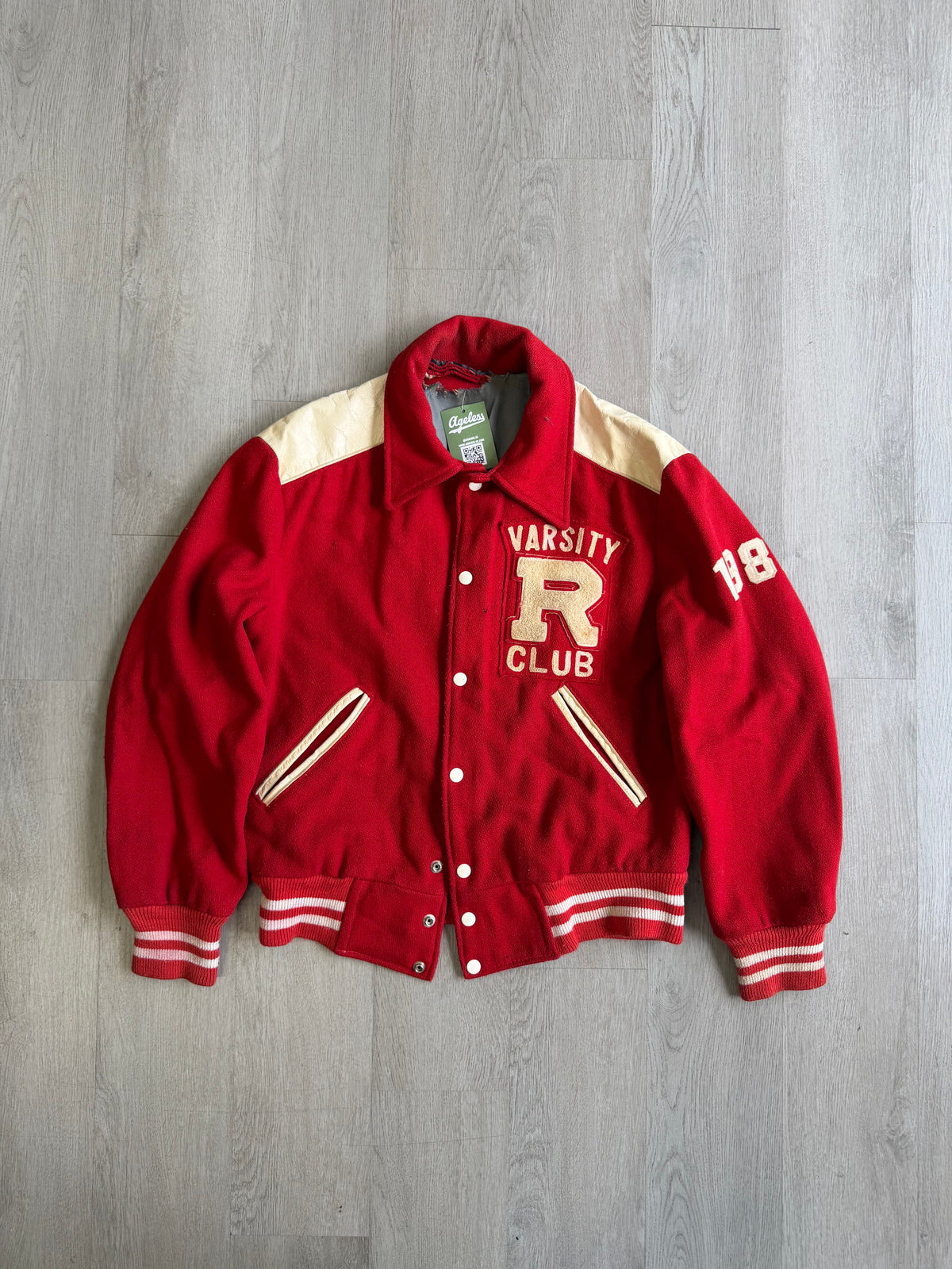 Vintage Red Varsity Jacket