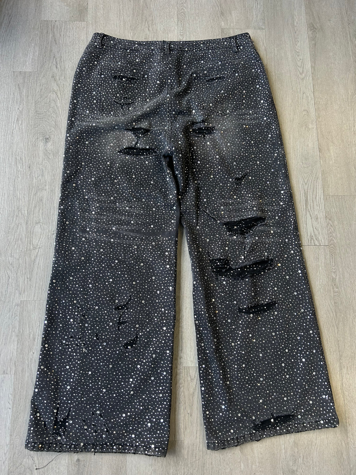 Vale Forever Crystal Rain Denim in Black