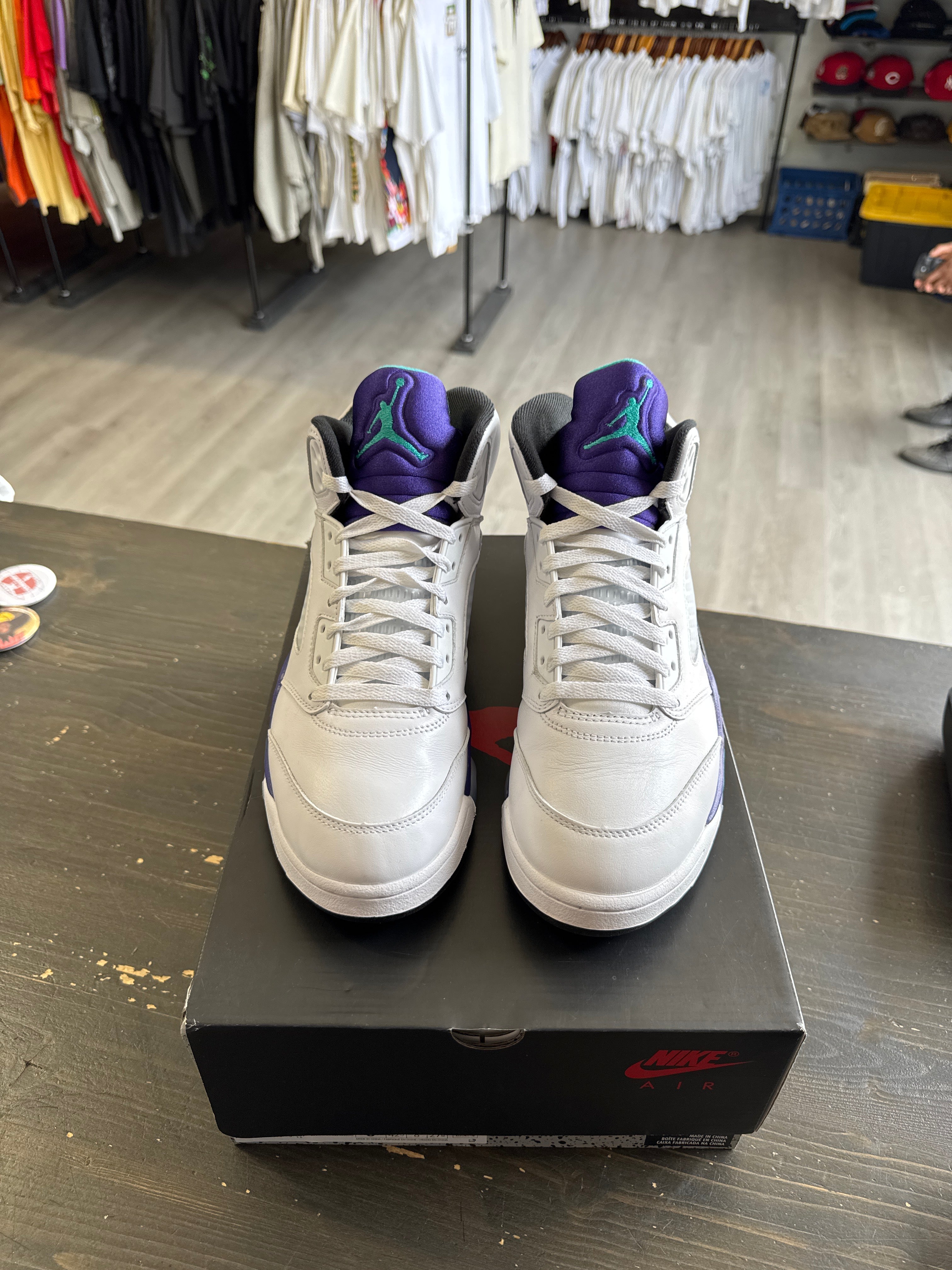 Pre-owned Jordan Retro 5 Grape 2025