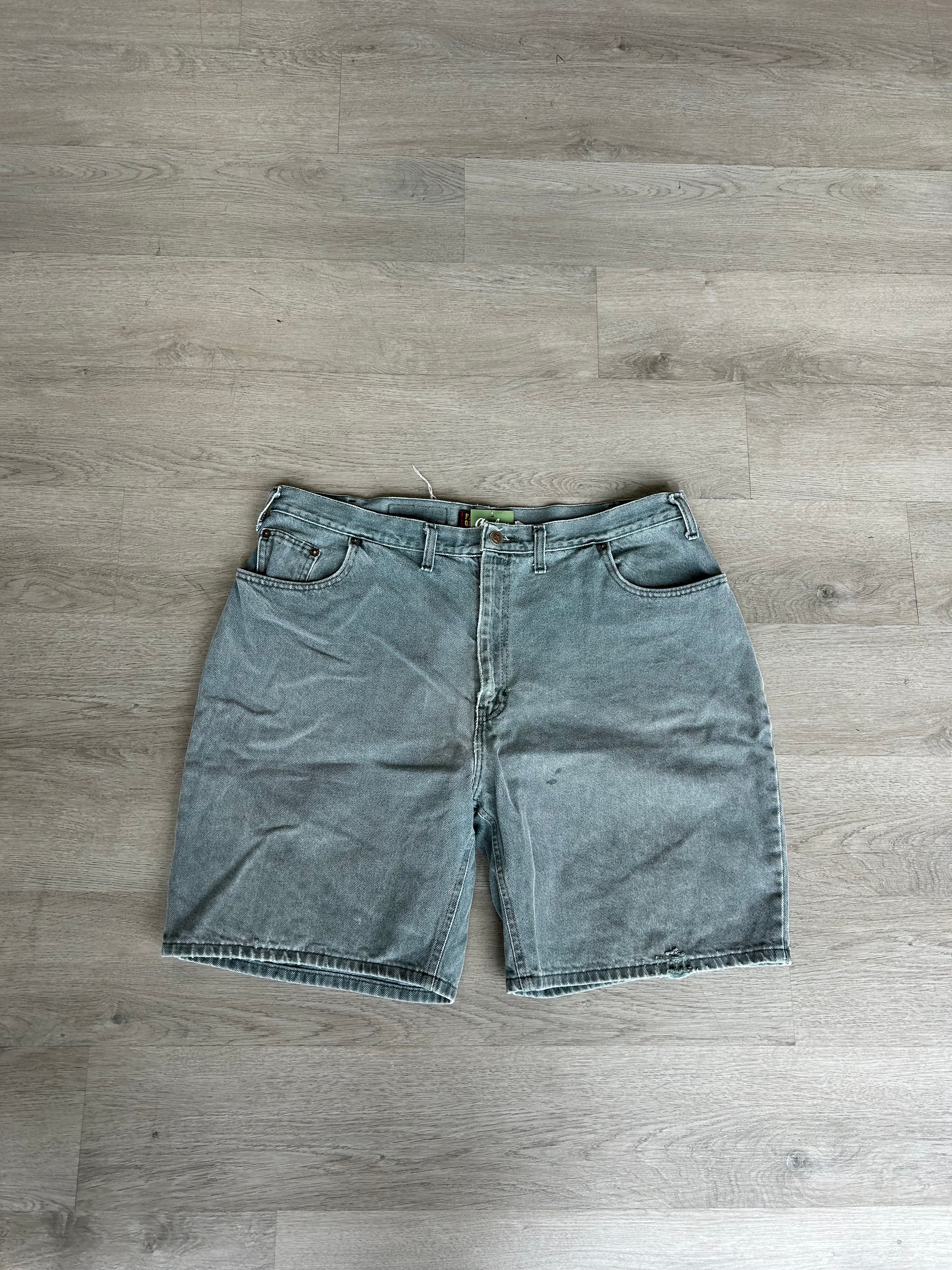 Vintage Olive Baggy Jean shorts