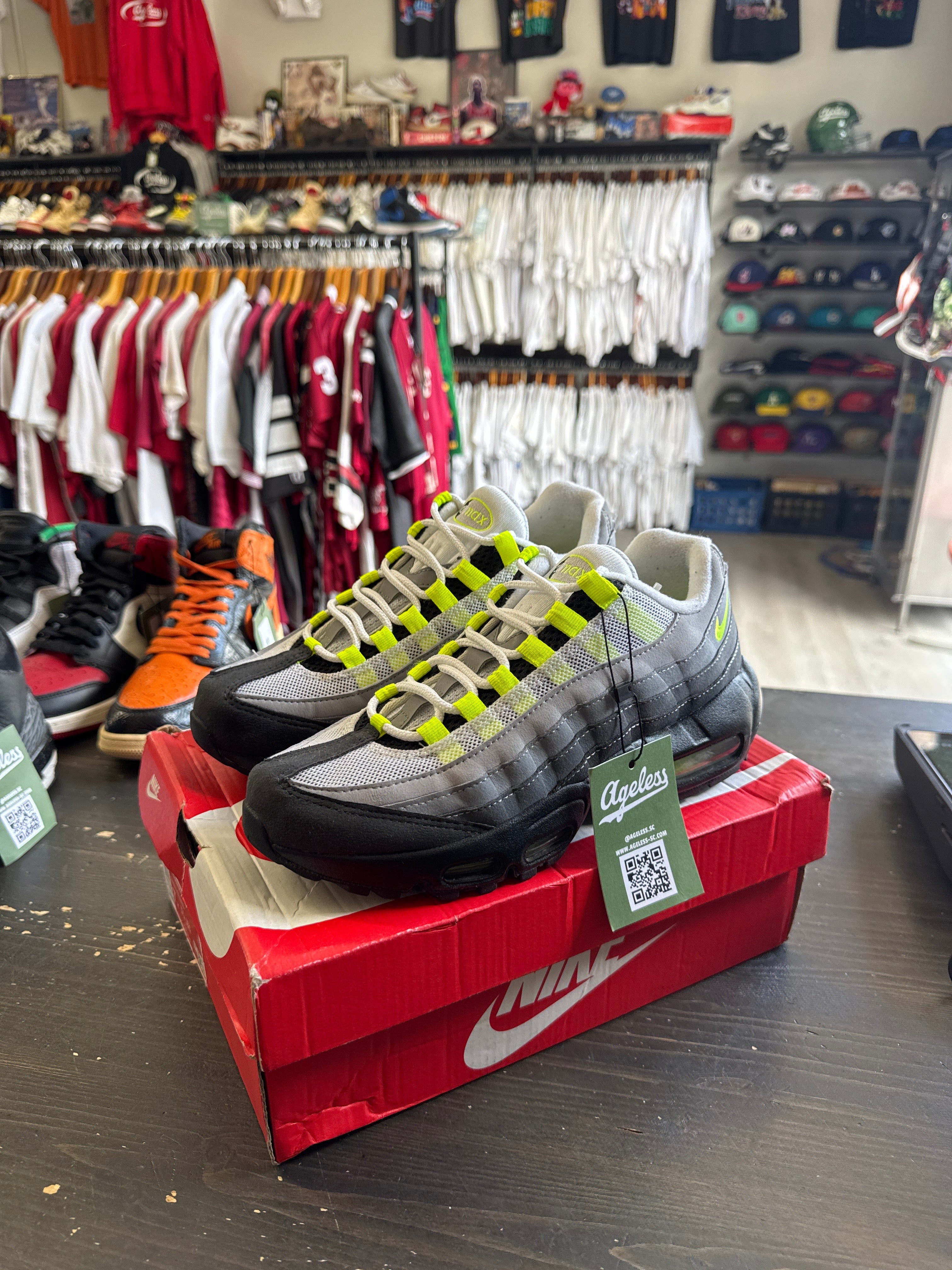 Pre-Owned Nike Air Max 95 OG Neon (2020) (GS)