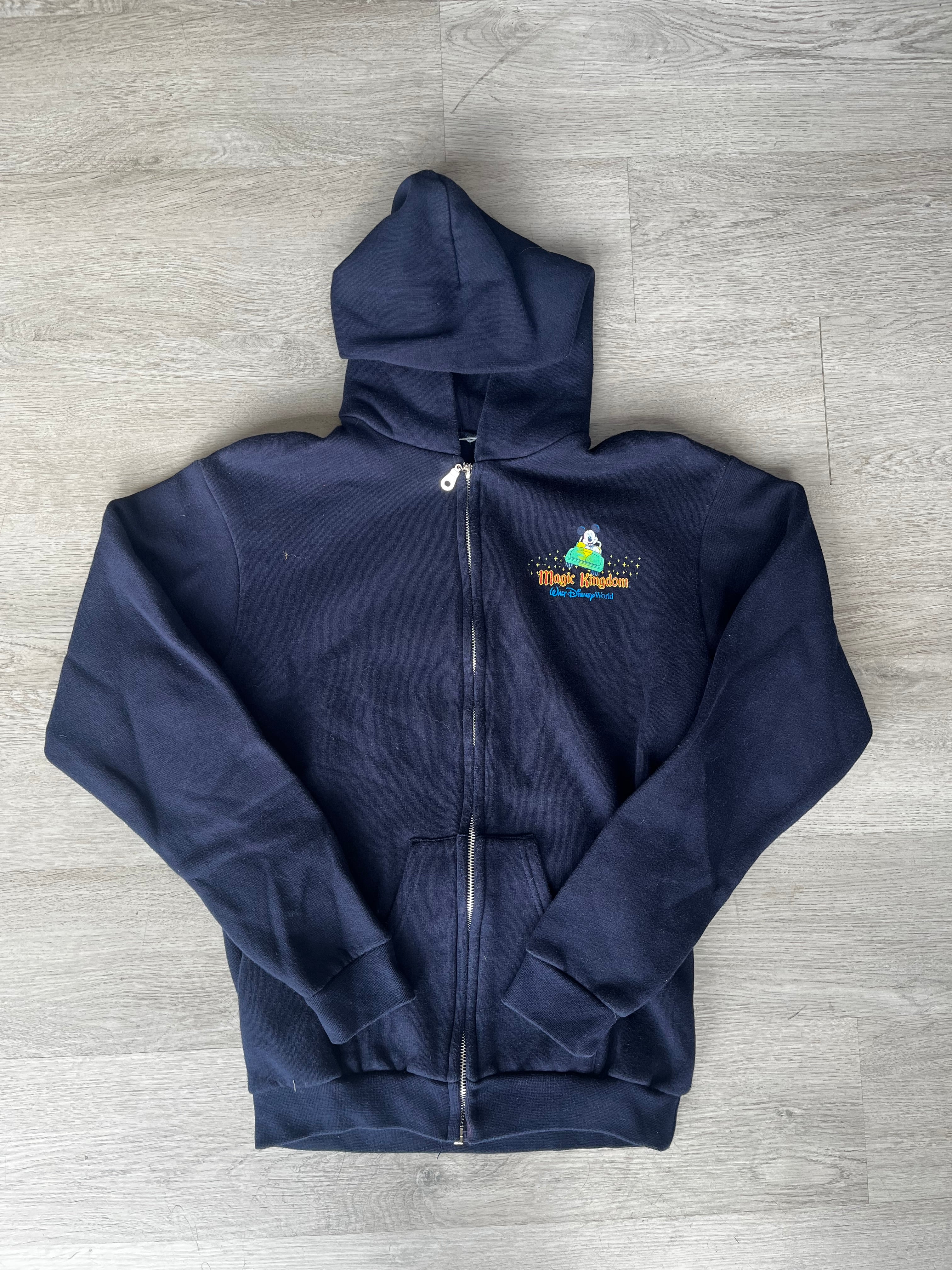 Vintage Navy Magic Kingdom Zip Up