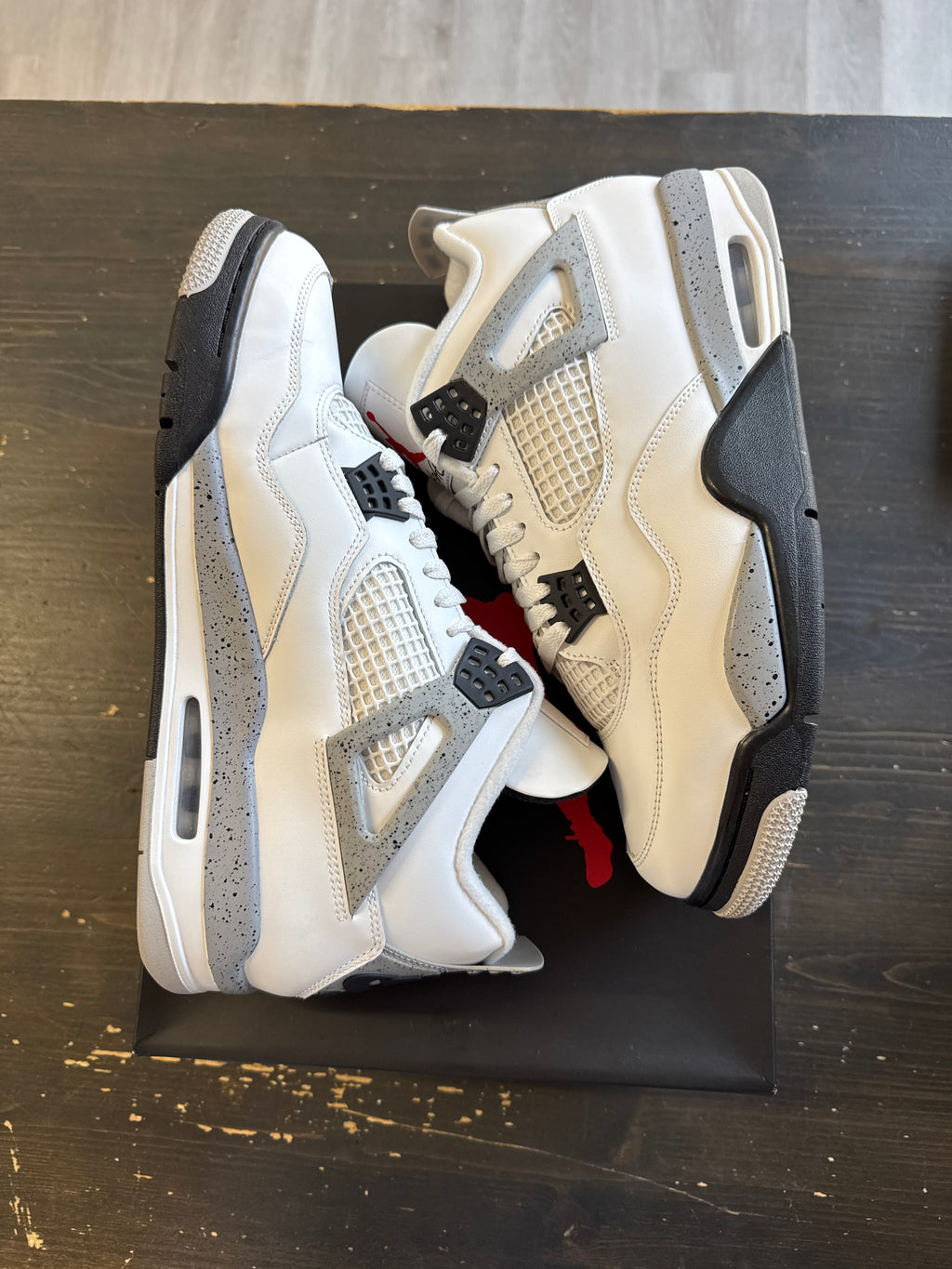 Pre-owned Jordan Retro 4 White Cement 2025