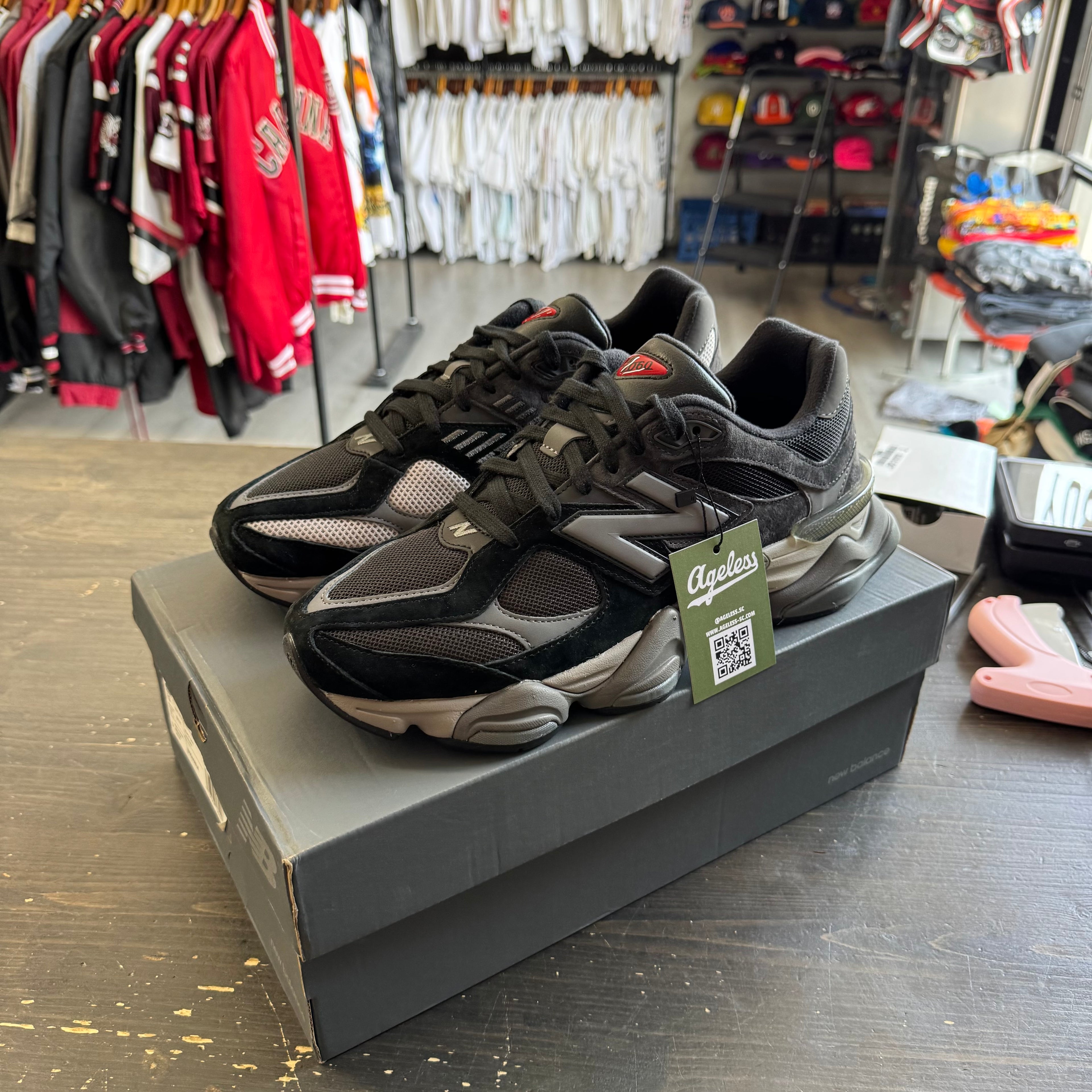 New Balance 9060 Black Castlerock Grey
