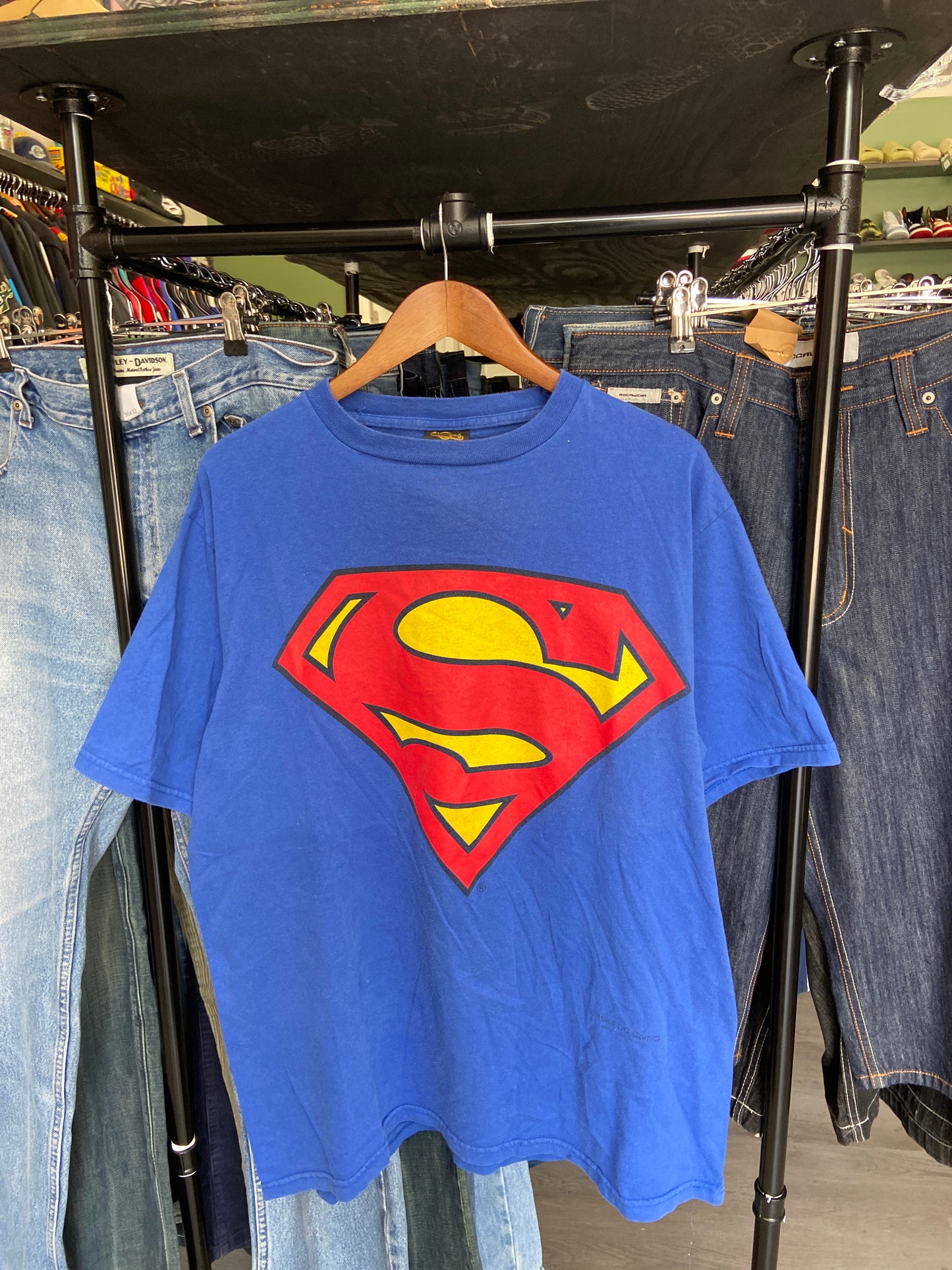 Vintage Superman Logo Tee