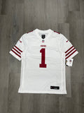 Nike San Francisco 49ers #1 Deebo Samuel Game White Jersey