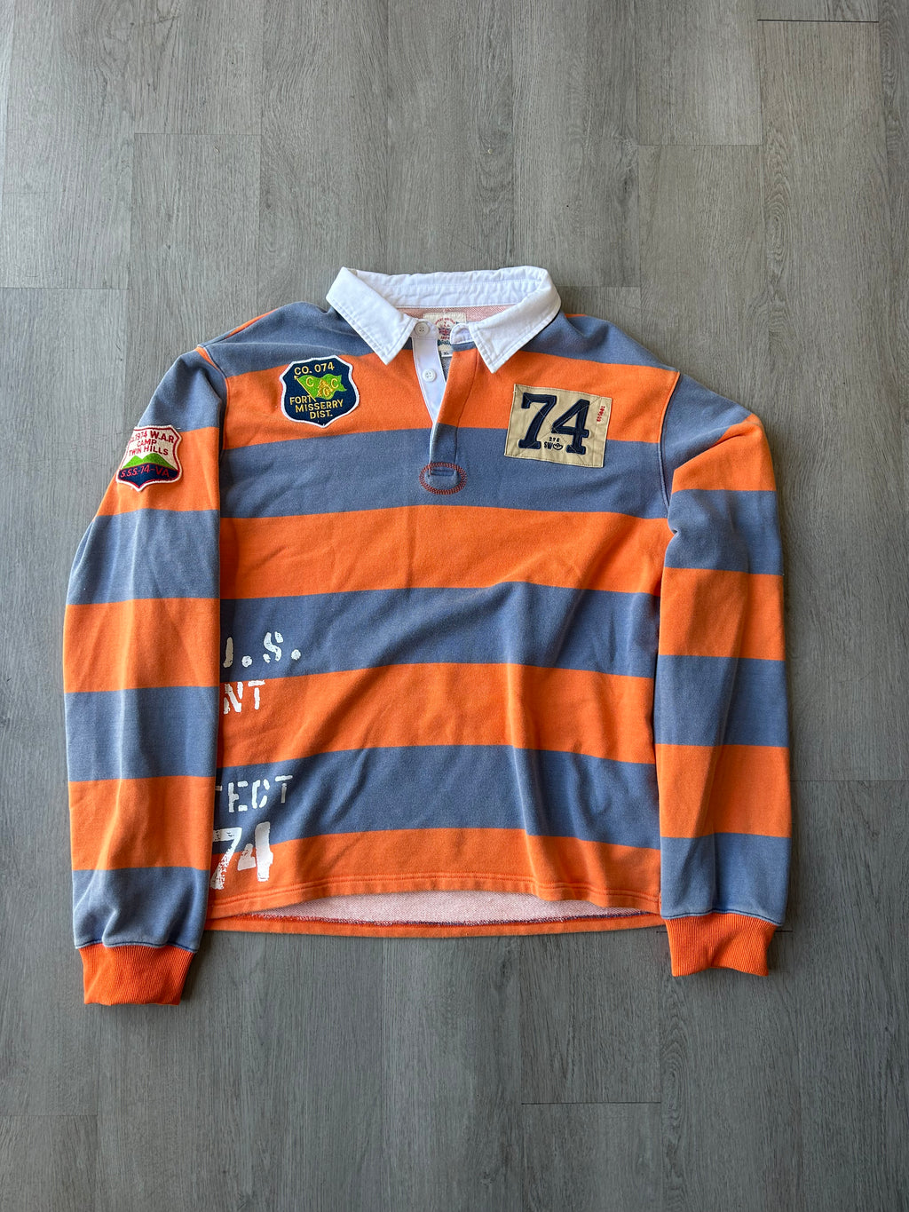 74 Is War "Mays" Rugby Longsleeve Shirt