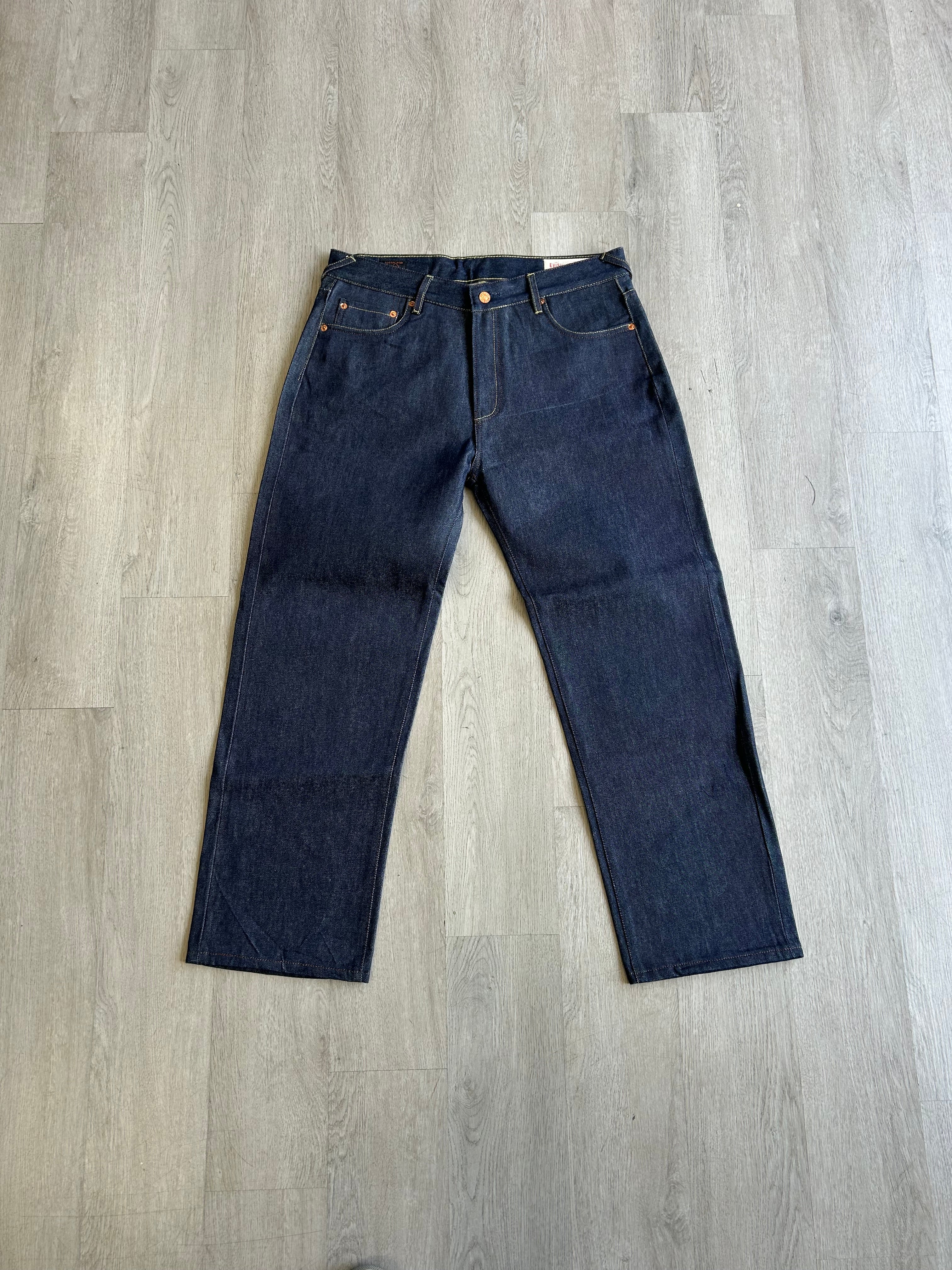 Evisu Embroidered Orange Wave Jeans