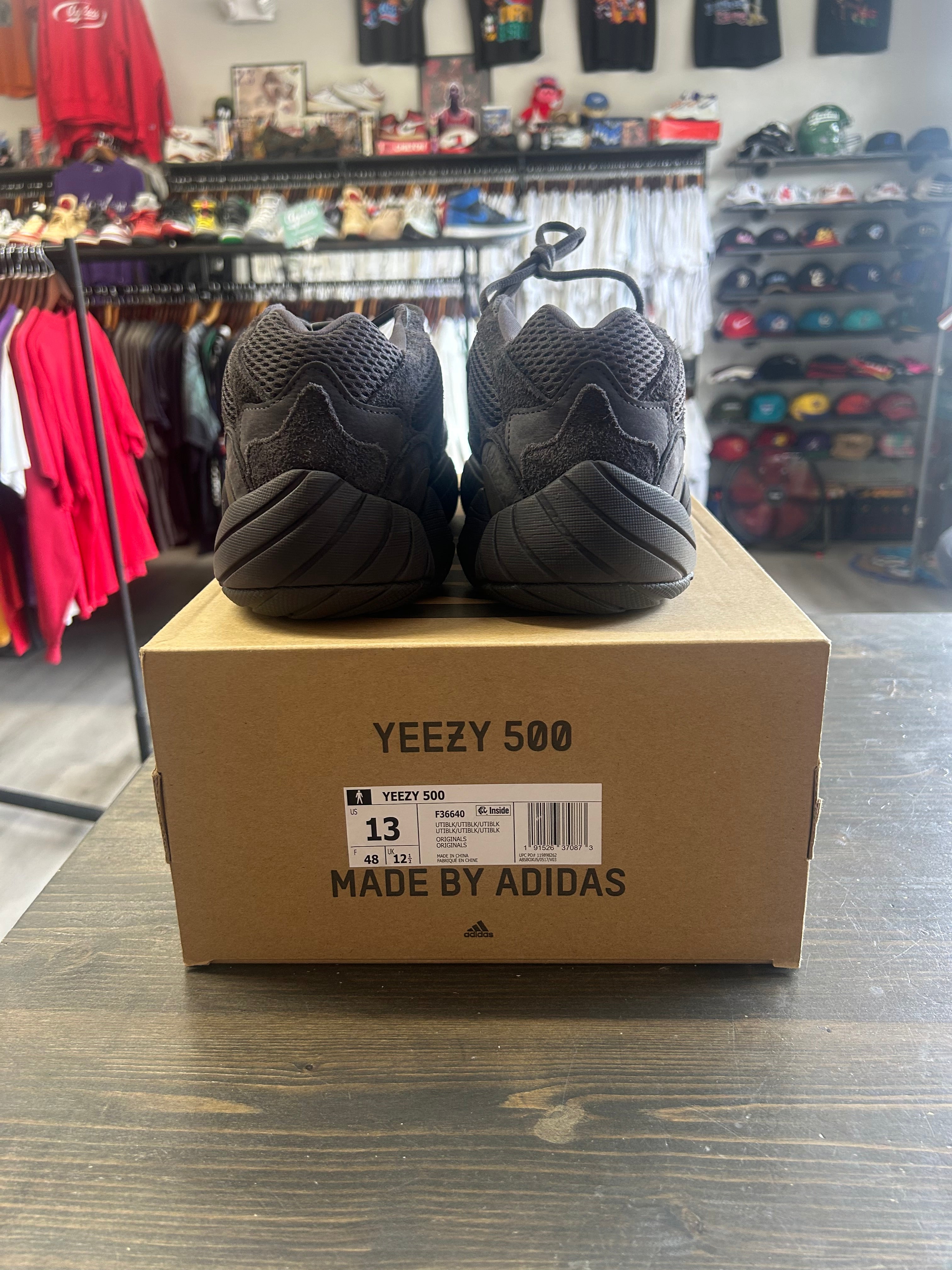 Pre Owned adidas Yeezy 500 Utility Black