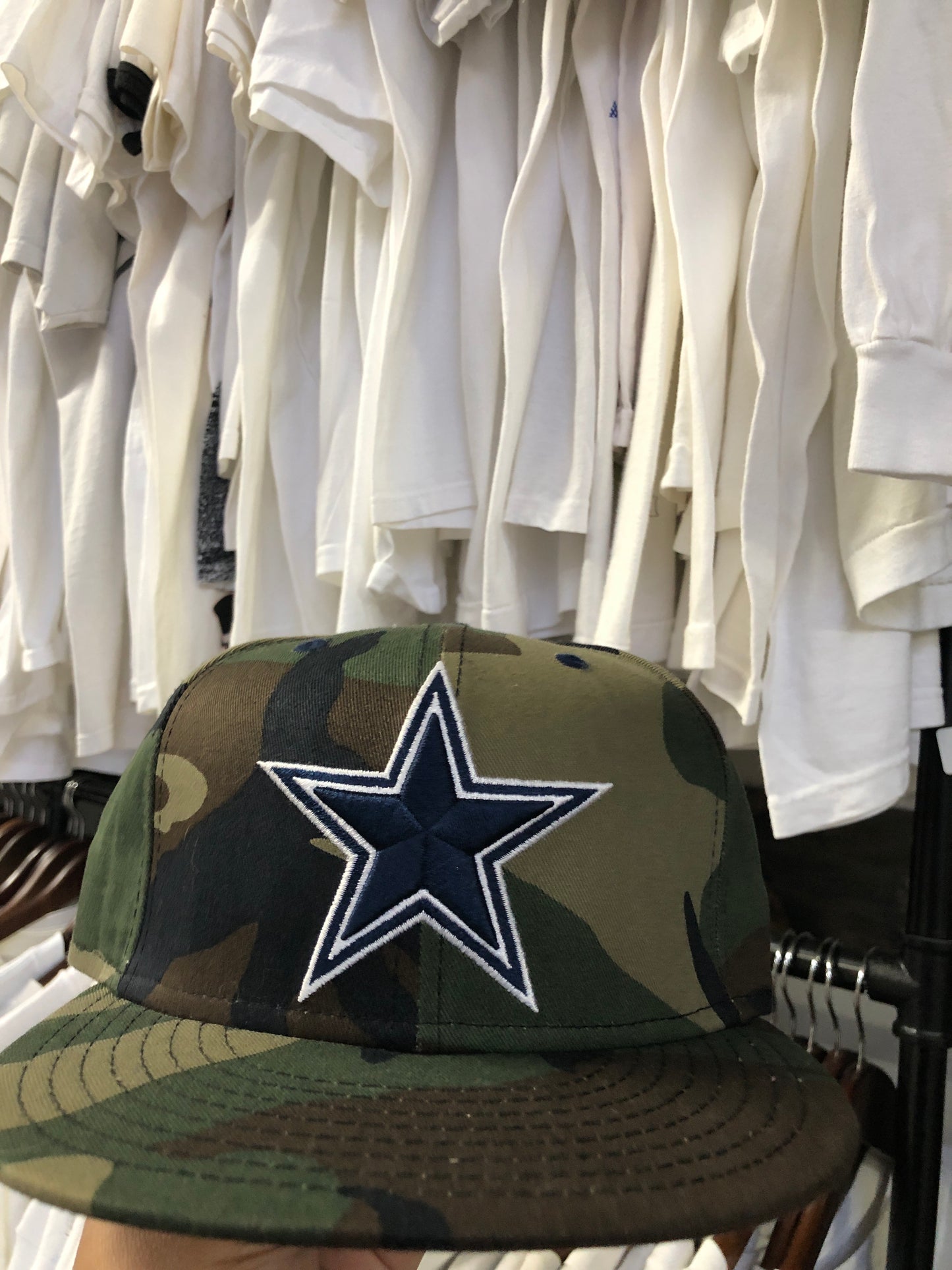 Camo Dallas Cowboys Hat