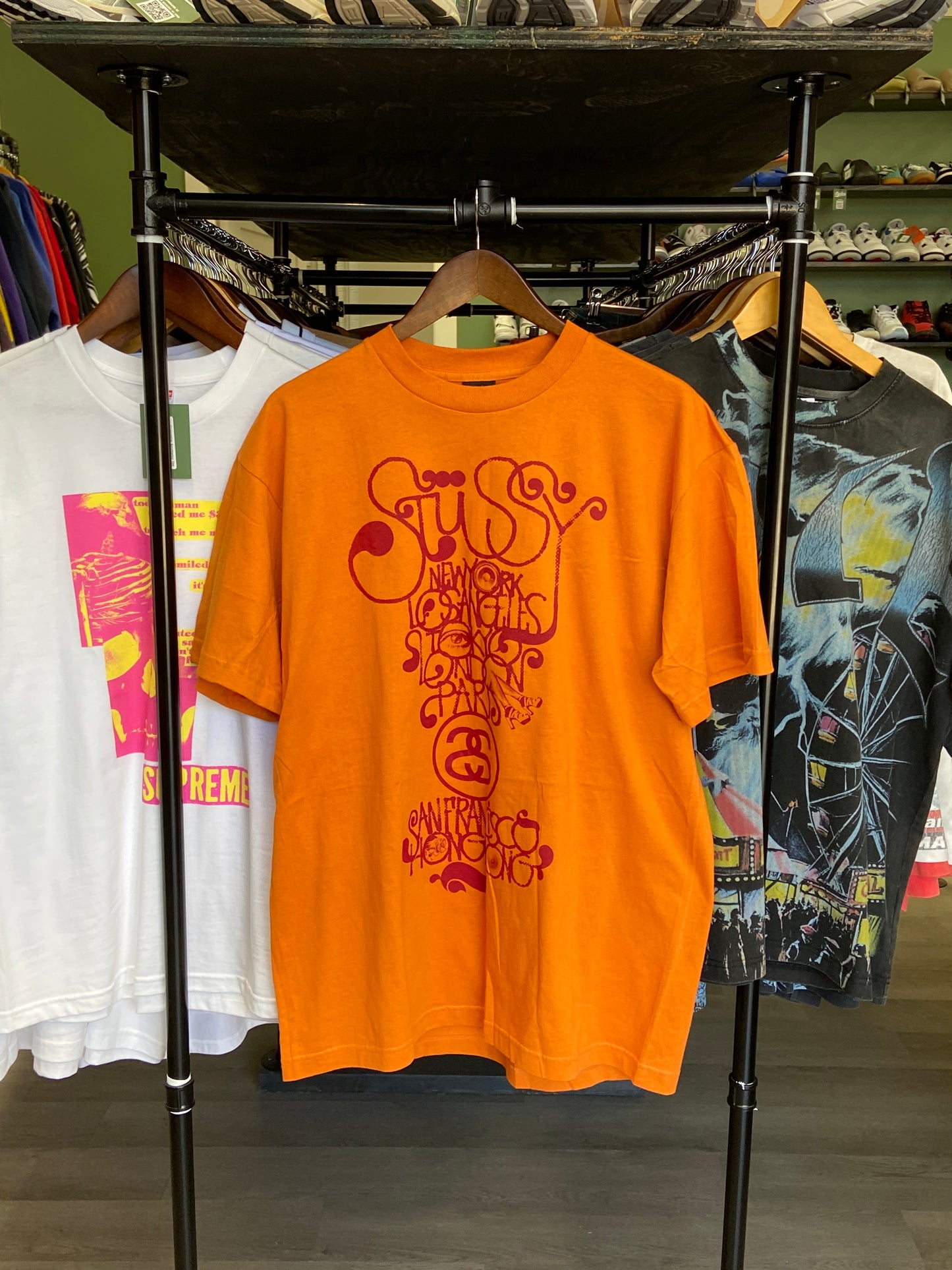 Stussy x Brent Rollins 2006 World Tour Tee