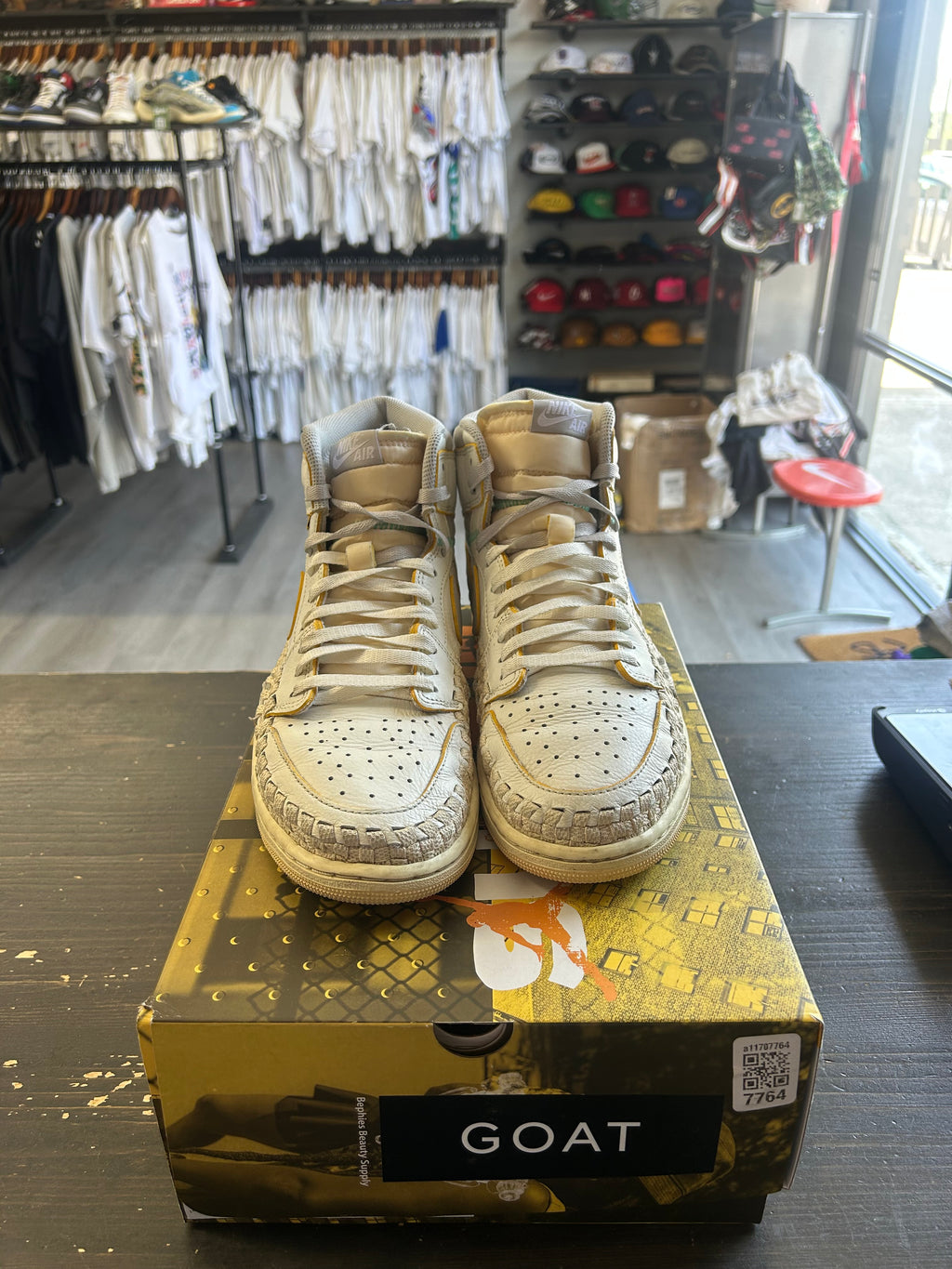 Pre-Owned Jordan 1 Retro High OG SP Union LA Bephies Beauty Supply Summer of '96