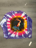 1999 Bob Dylan Never-Ending Tour Tie-Dye Long Sleeve Tee