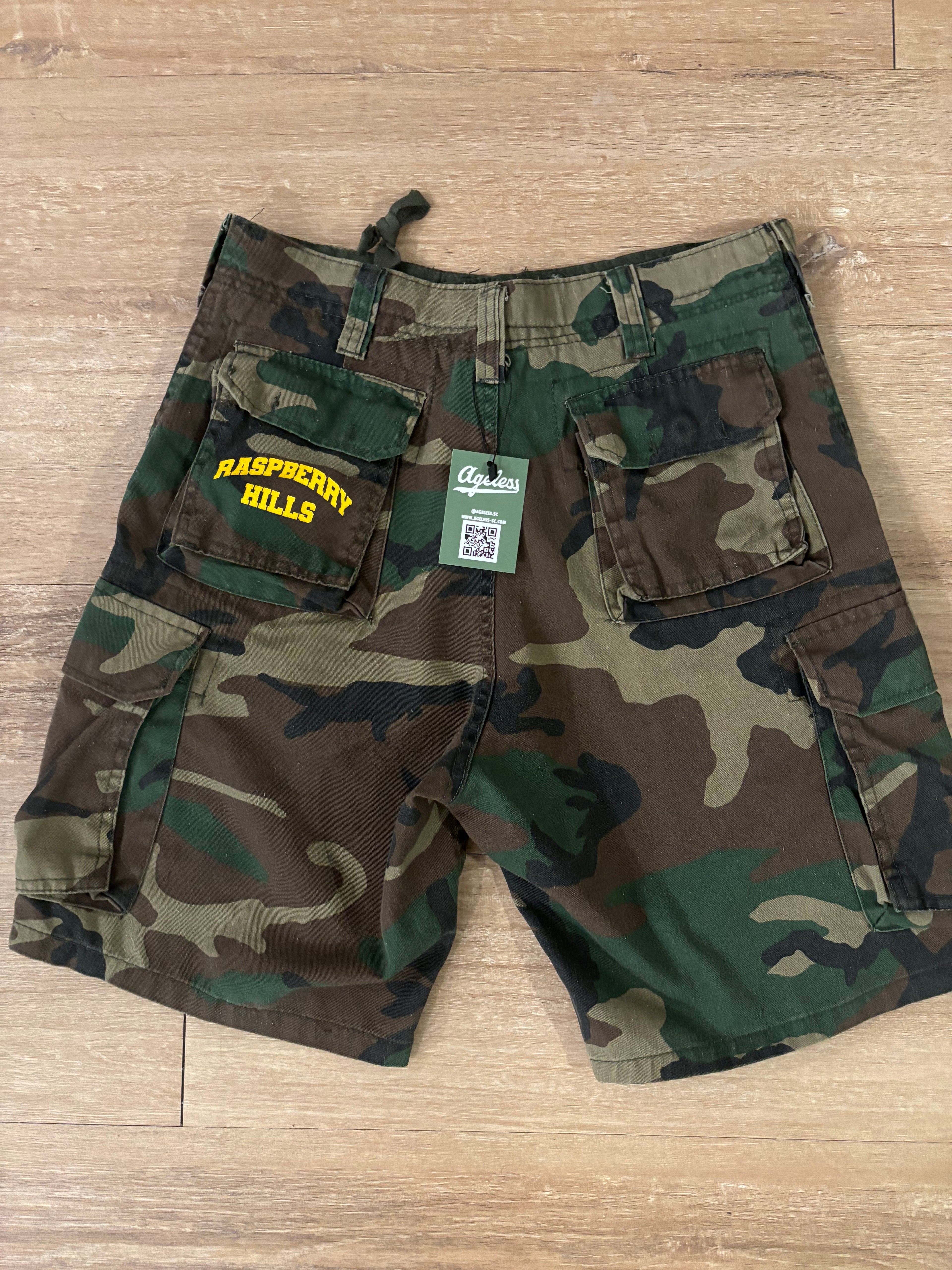GV Gallery Raspberry Hills Camo Cargo Shorts