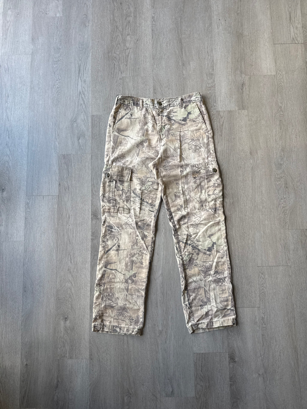 Vintage Unique Forest Camo Cargo Pants